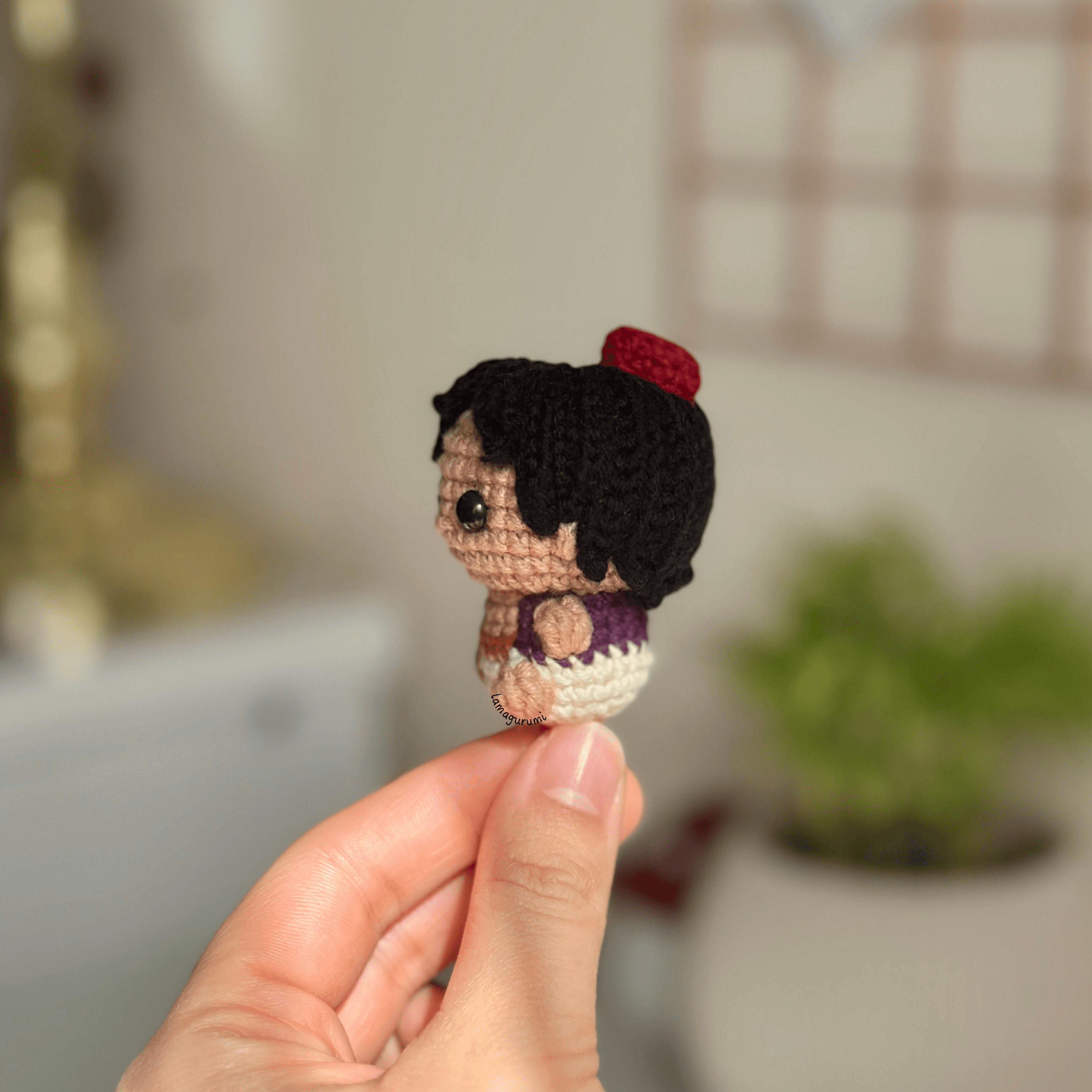 Crochet Pattern for magic Lamp boy, Cheeky monkey and Lamp spirit Amigurumi (PDF) (English)