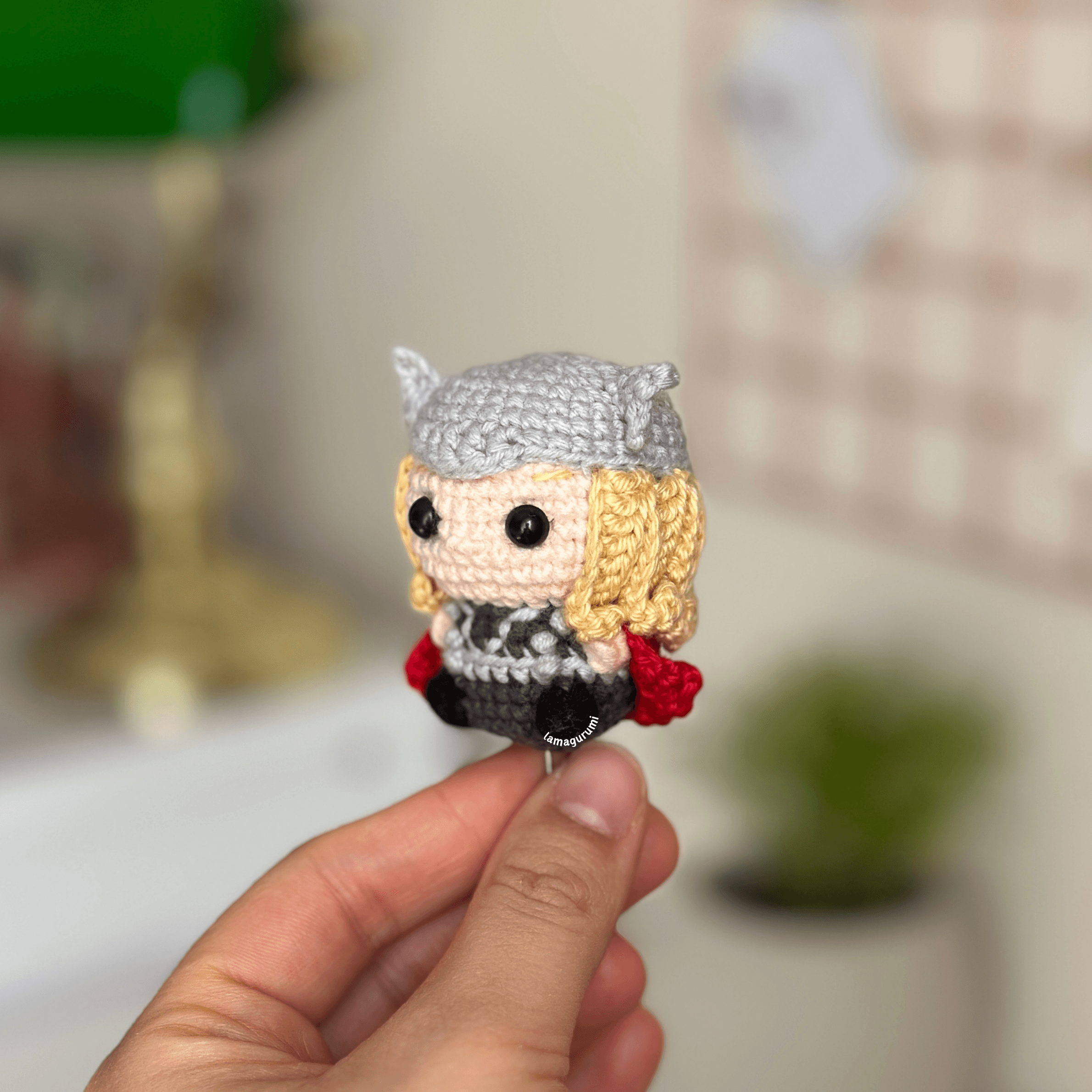 Crochet Pattern for Superhero Thunderguard Amigurumi (English) (PDF)