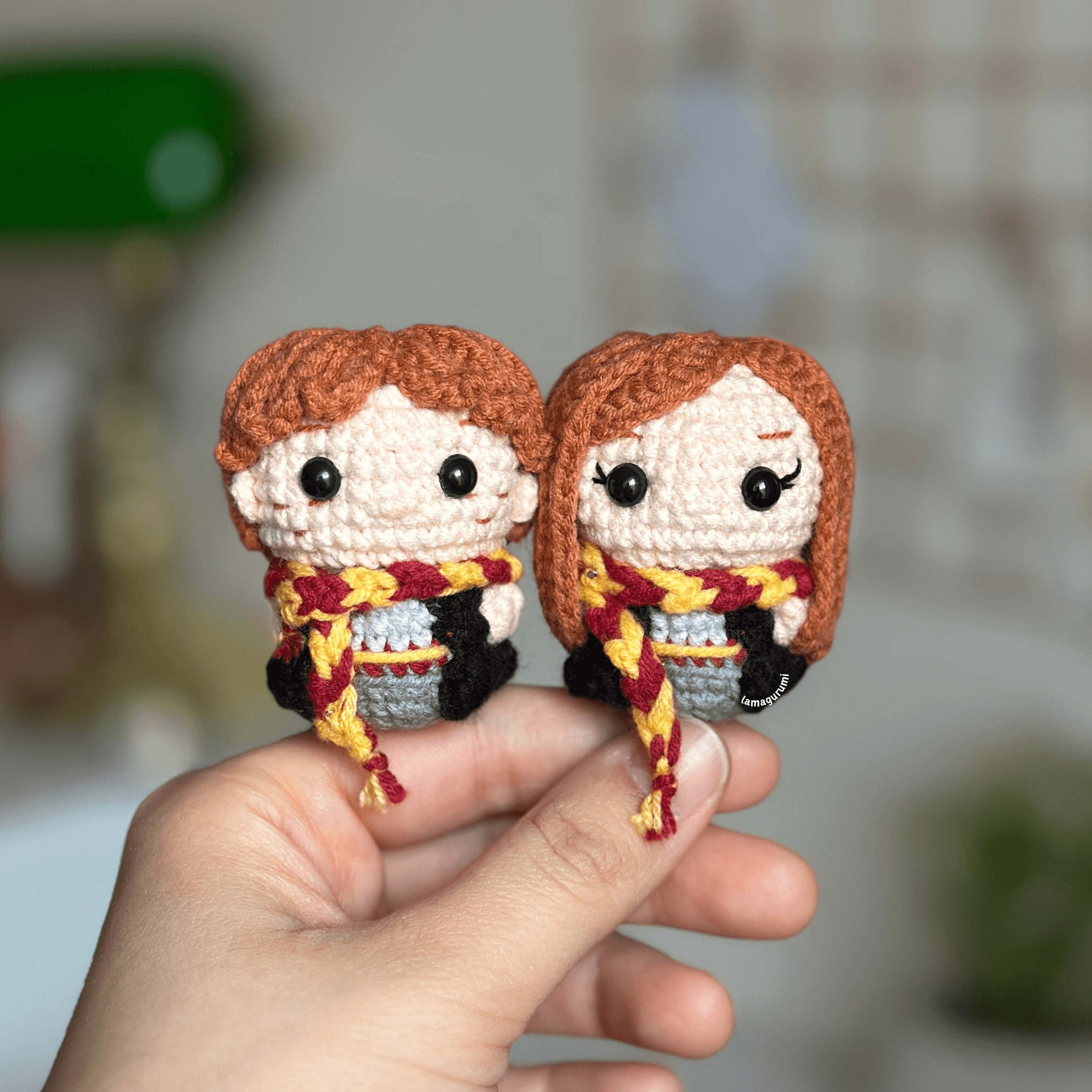 Crochet Pattern for Red Witch Amigurumi (PDF) (English)