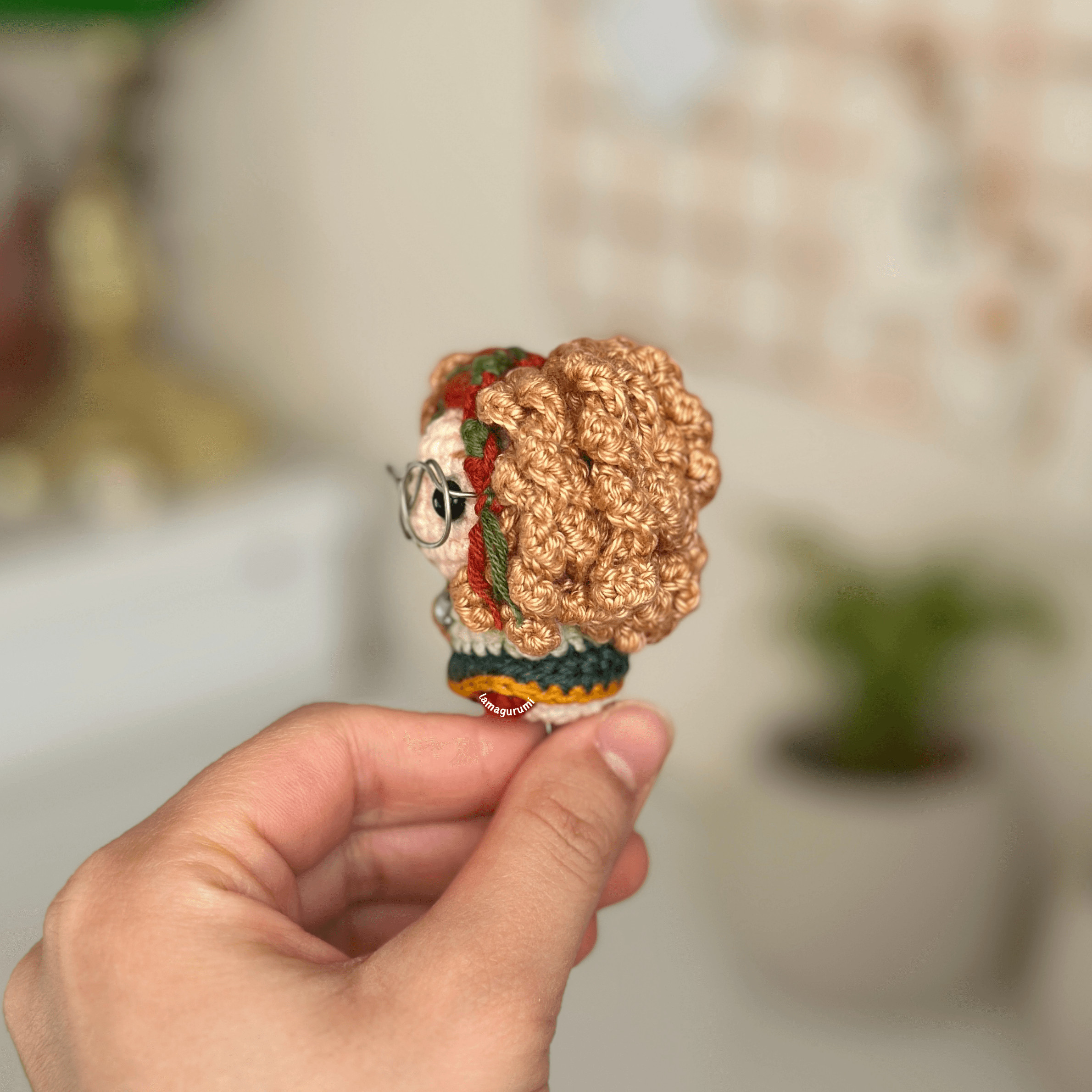 Crochet Pattern for Witch with a Crystal Ball Amigurumi (PDF) (English)