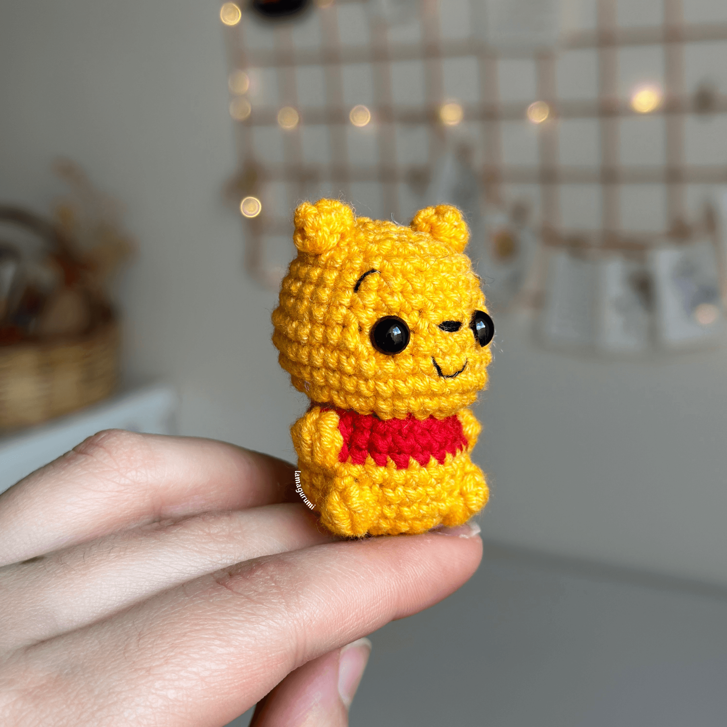 Crochet Pattern for Honey-Loving Bear and His Pot Amigurumi (PDF) (English)