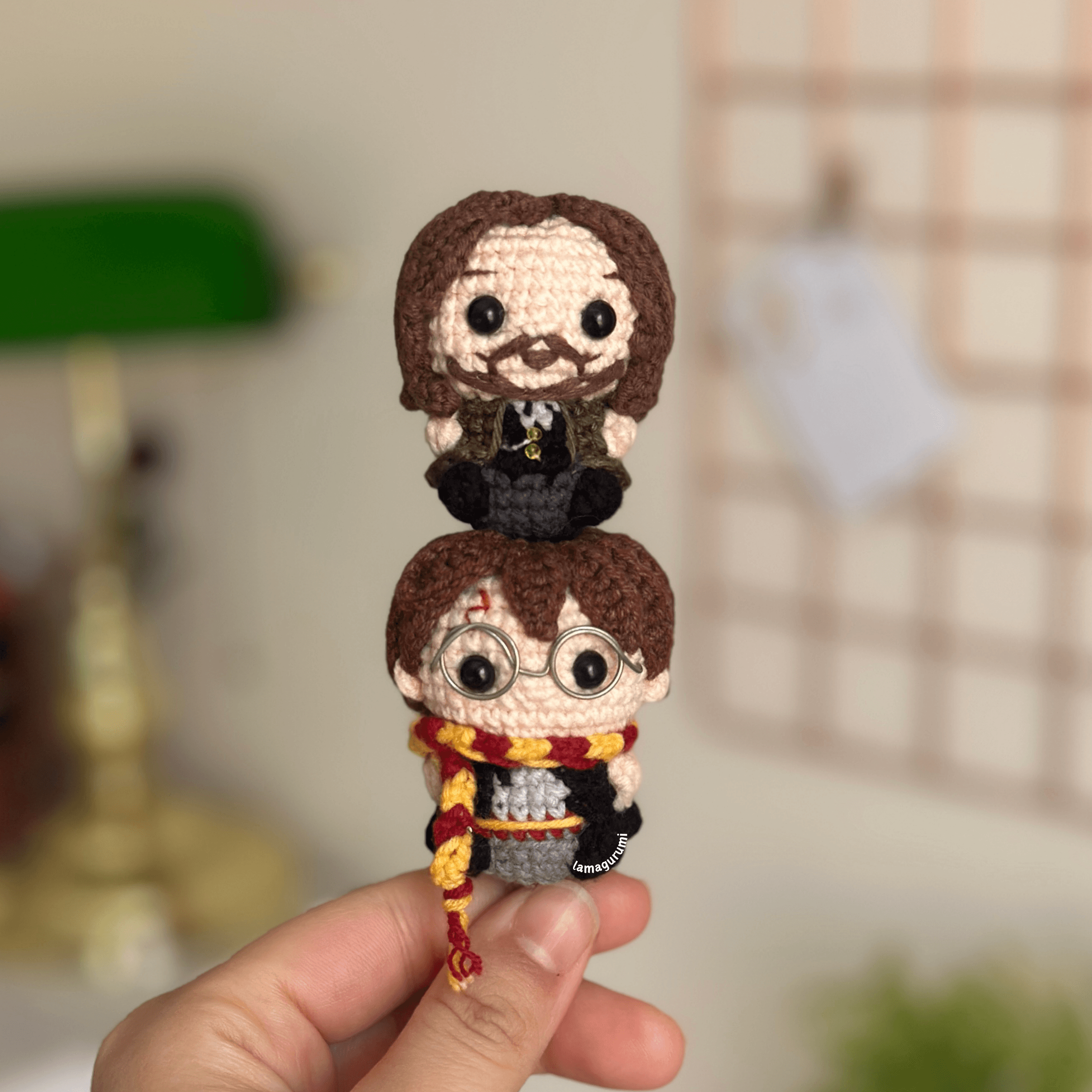 Crochet Pattern for Godfather Wizard Amigurumi (PDF) (English)