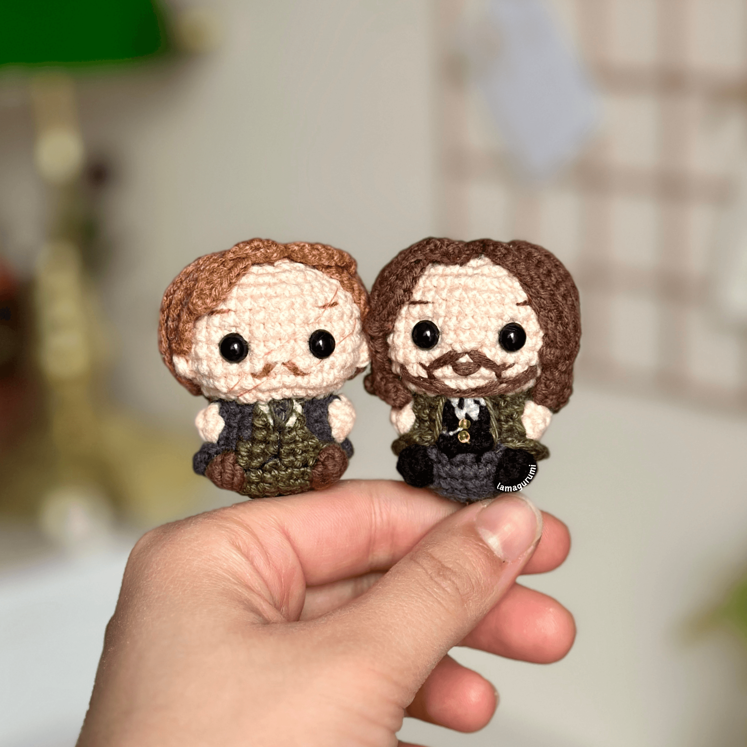 Crochet Pattern for Godfather Wizard Amigurumi (PDF) (English)