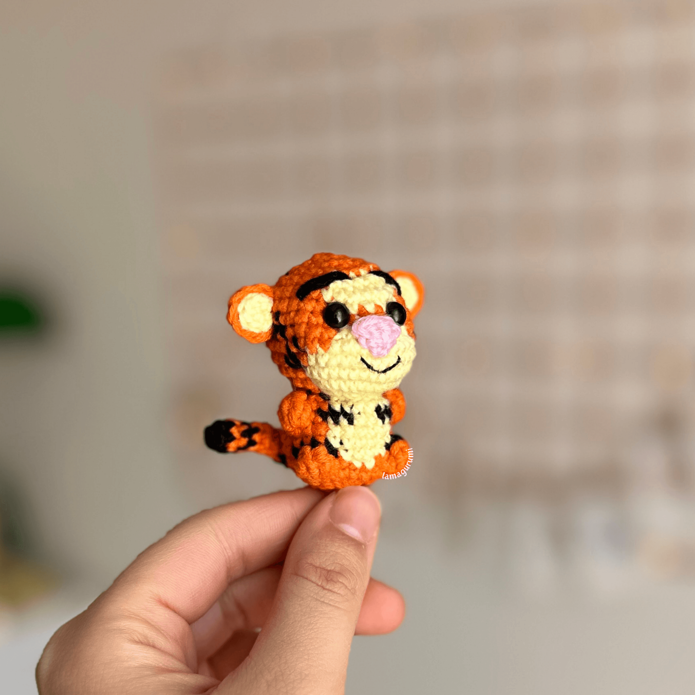 Crochet Pattern for Bouncy Tiger Buddy Amigurumi (PDF) (English)