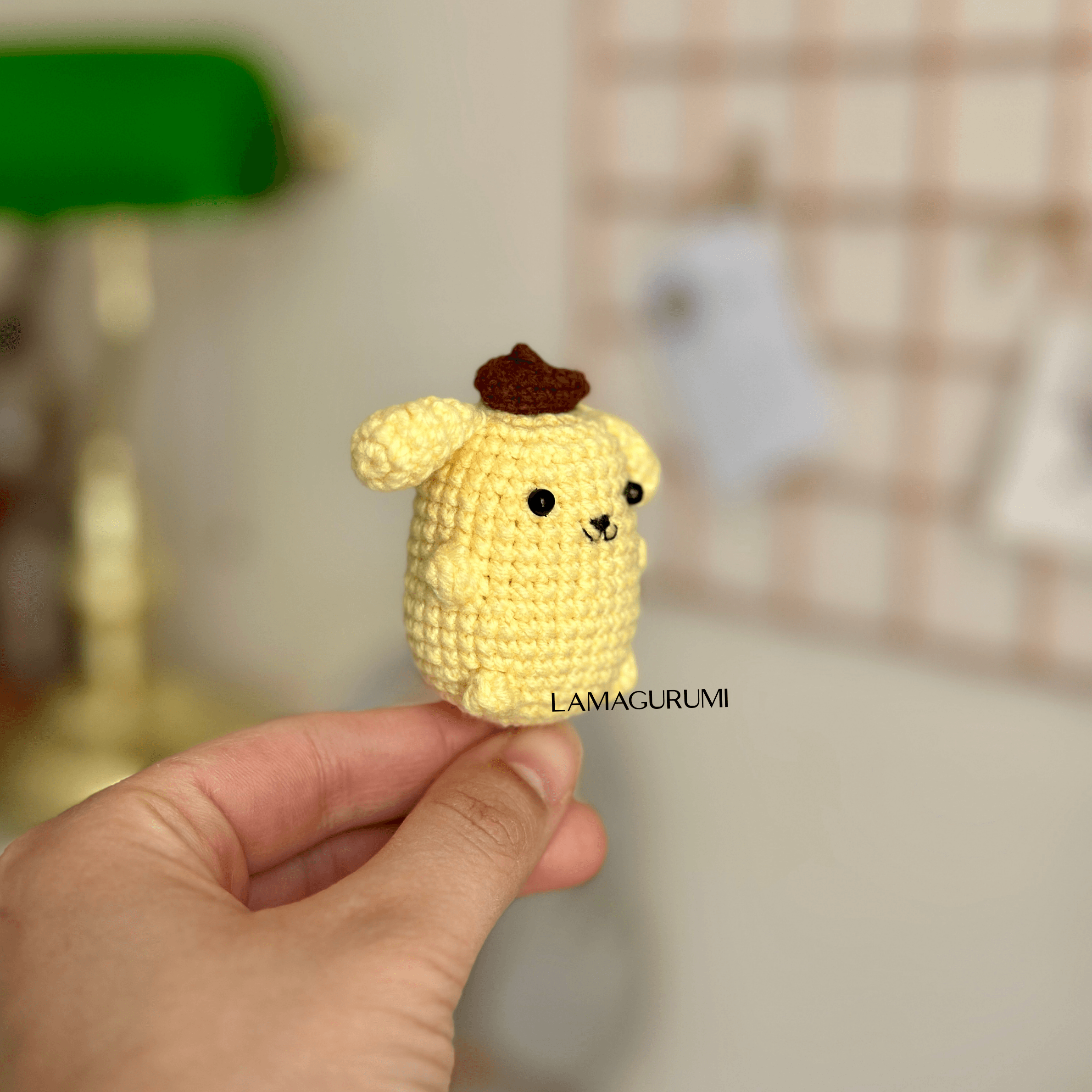 Crochet Pattern for Pudding Dog Amigurumi (English) (PDF)