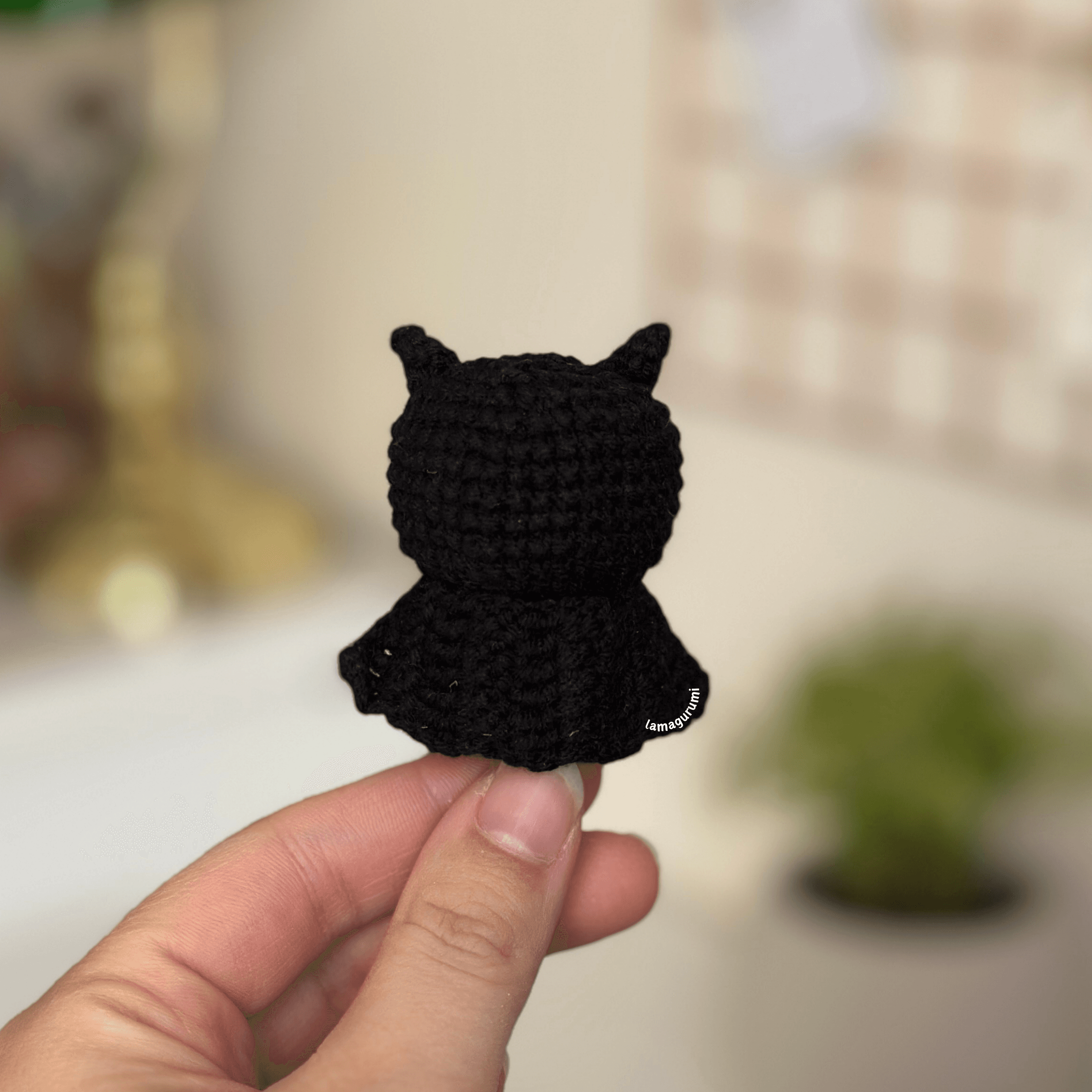 Crochet Pattern For Bat Superhero Amigurumi (PDF) (English)