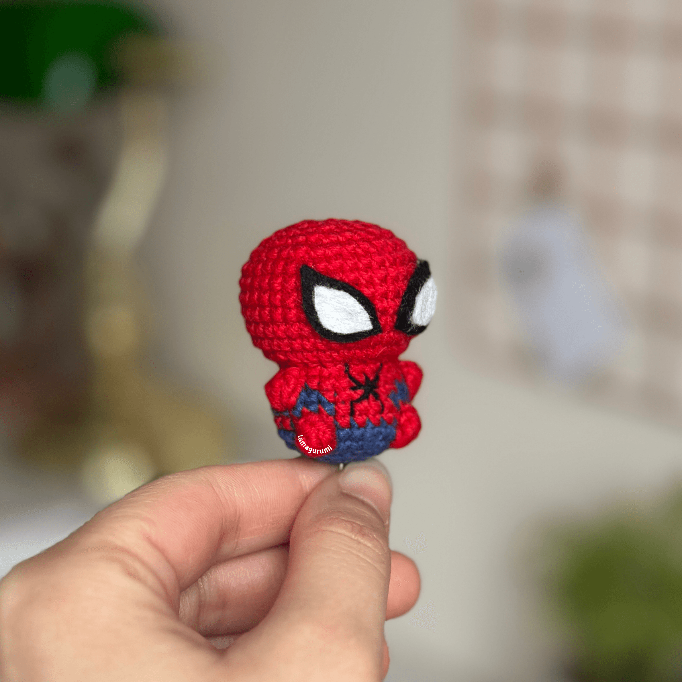 Crochet Pattern for Superhero Spider Amigurumi (English) (PDF)