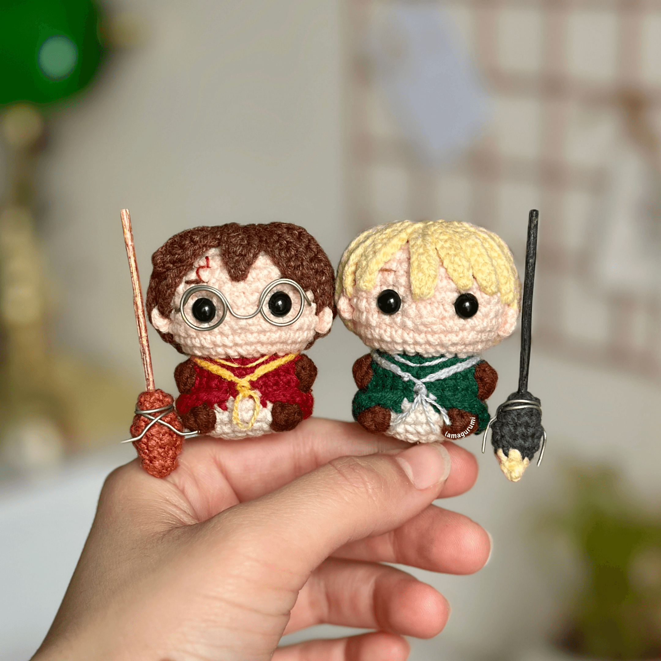 Crochet Pattern for Magical Sports Uniform & Broomsticks Amigurumi (Please read the second image carefully)(PDF) (English)