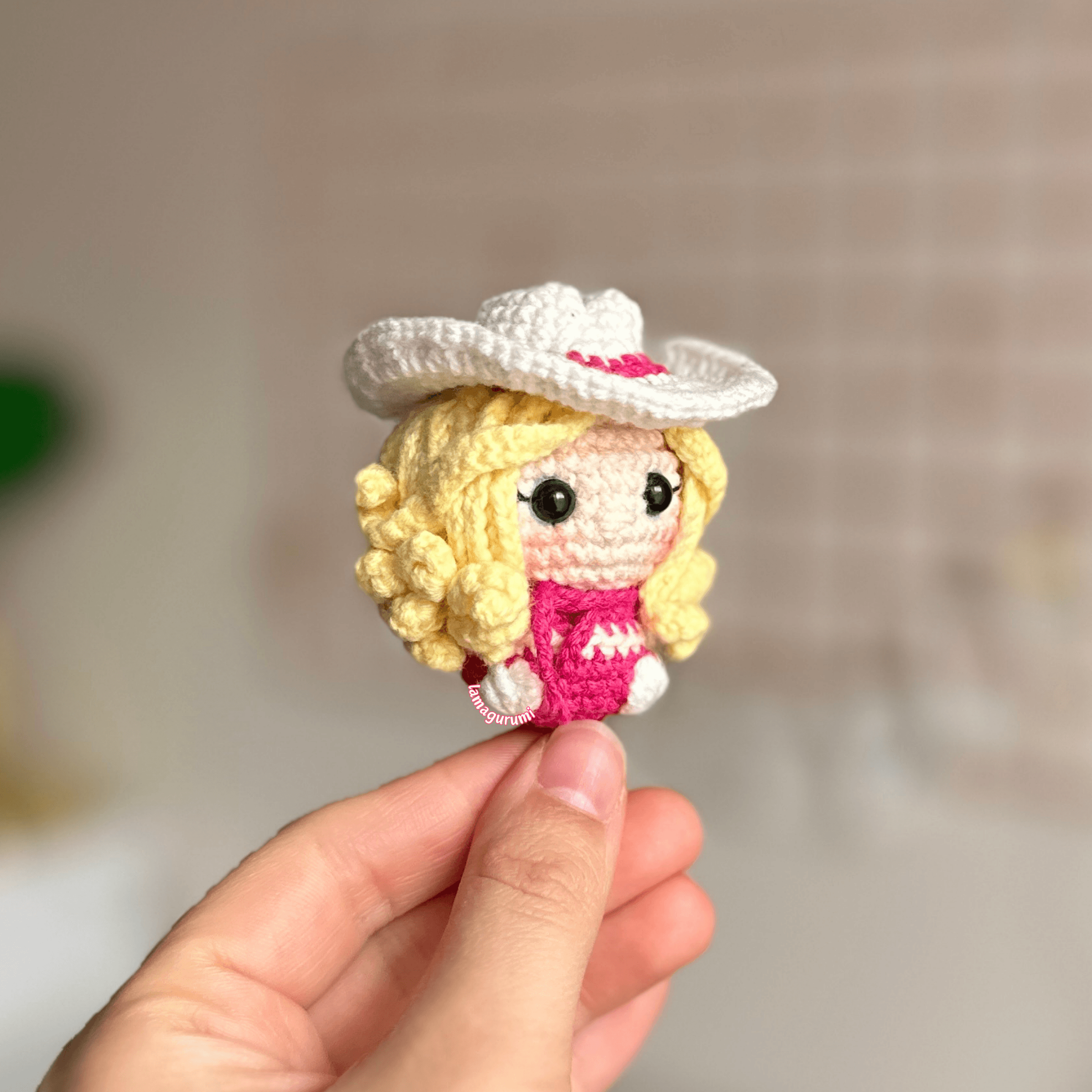 Crochet Pattern for Baby Cowgirl Fashion Doll Amigurumi (PDF) (English)