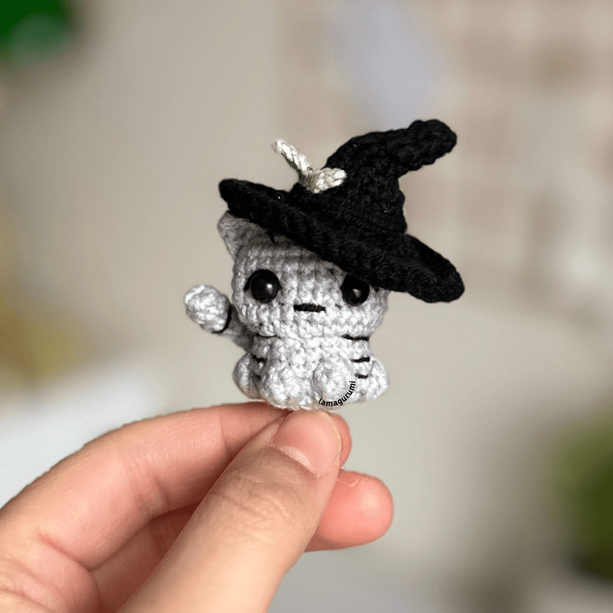 Crochet Pattern for Old Witch & Her Cat Form Amigurumi (PDF) (English)