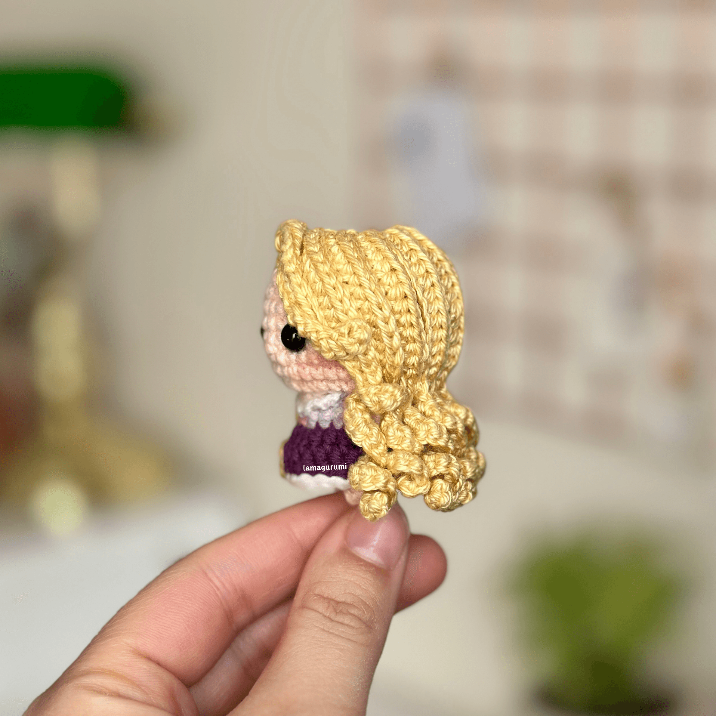 Crochet Pattern for Princess Long Hair Amigurumi (PDF) (English)