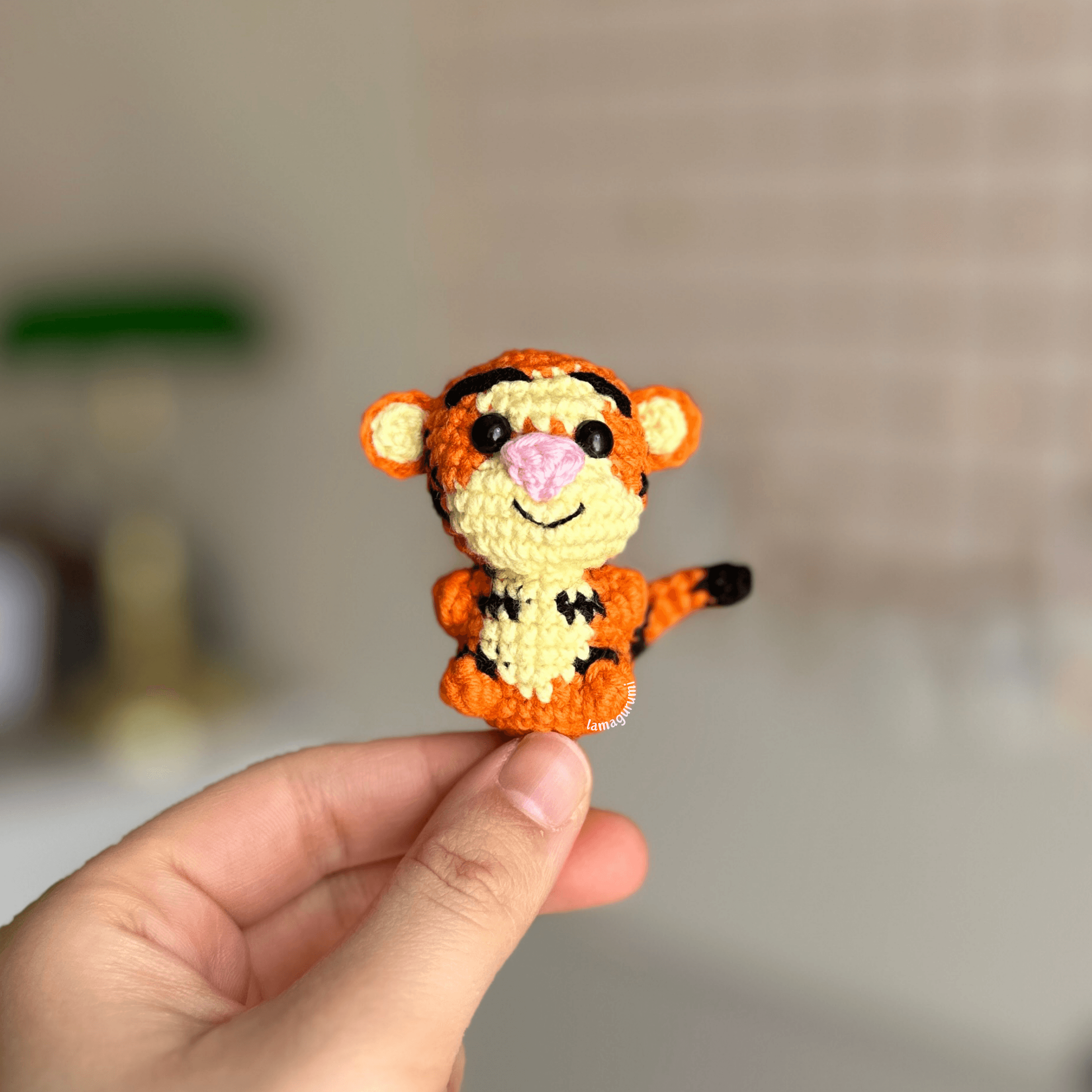 Crochet Pattern for Bouncy Tiger Buddy Amigurumi (PDF) (English)