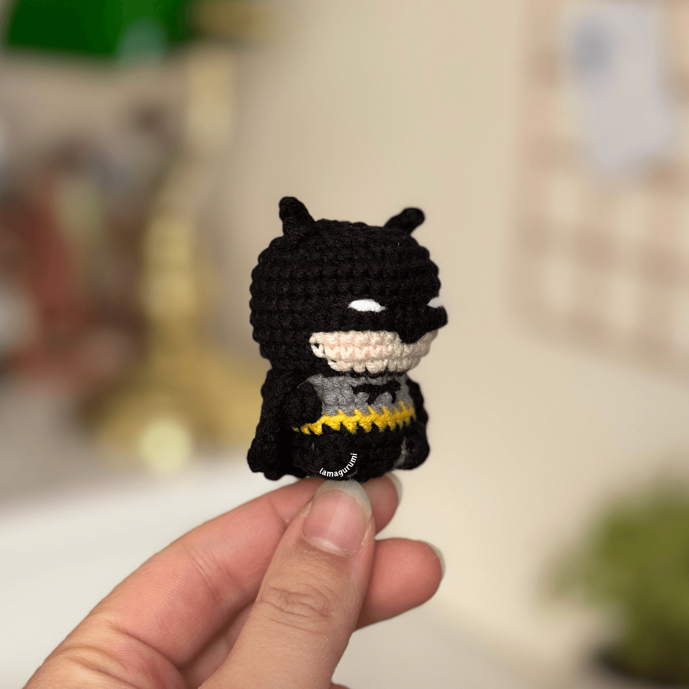 Crochet Pattern For Bat Superhero Amigurumi (PDF) (English)