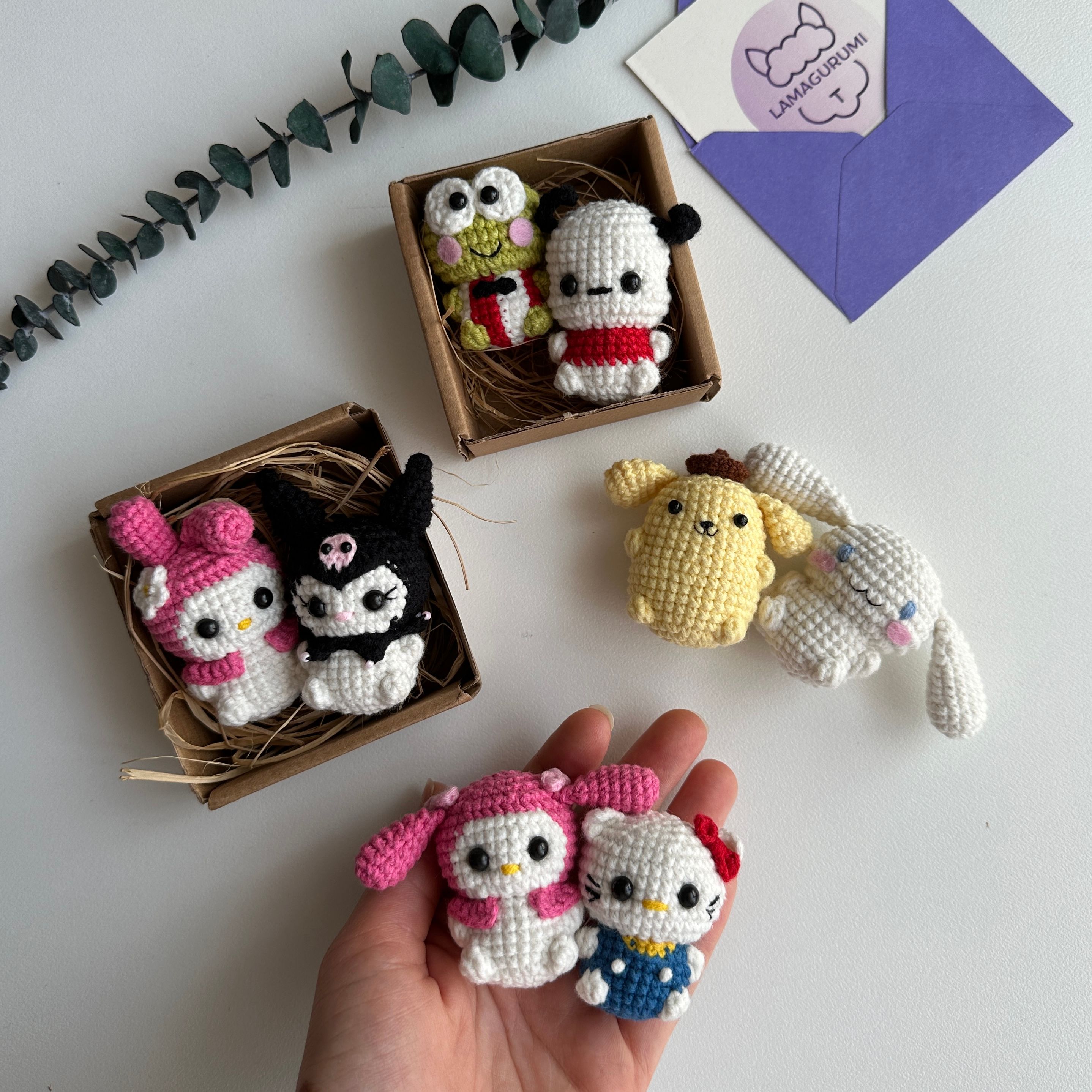 7-in-1 Kawaii Animal Friends – Amigurumi Crochet Pattern Bundle (PDF)