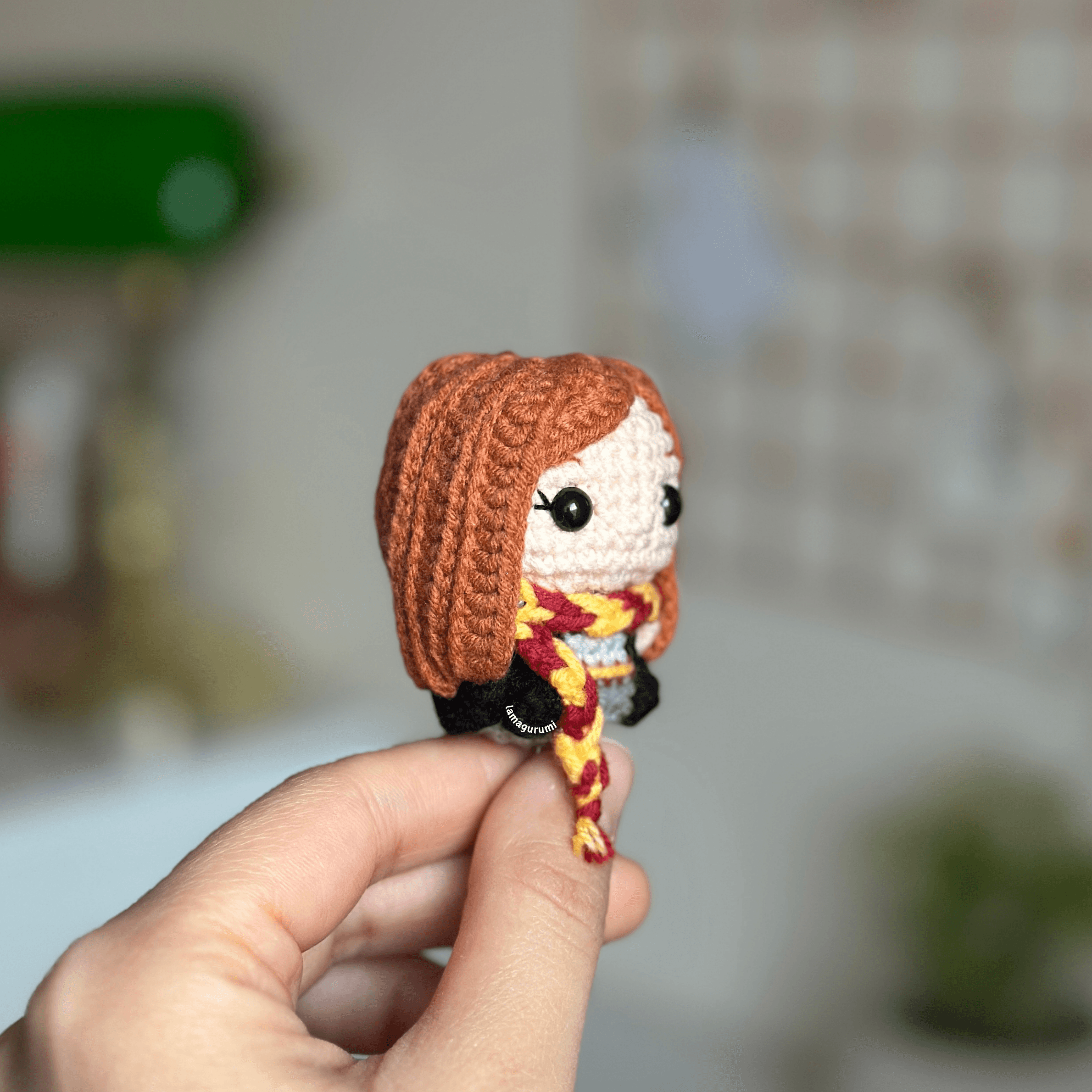 Crochet Pattern for Red Witch Amigurumi (PDF) (English)