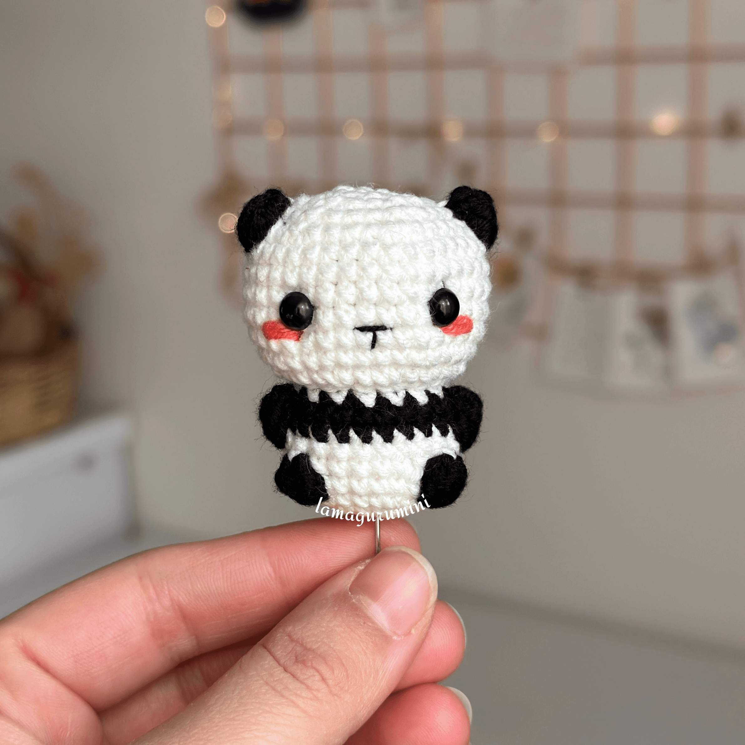 Baby Panda & Bear No-sew Amigurumi Crochet Pattern (PDF) (English)