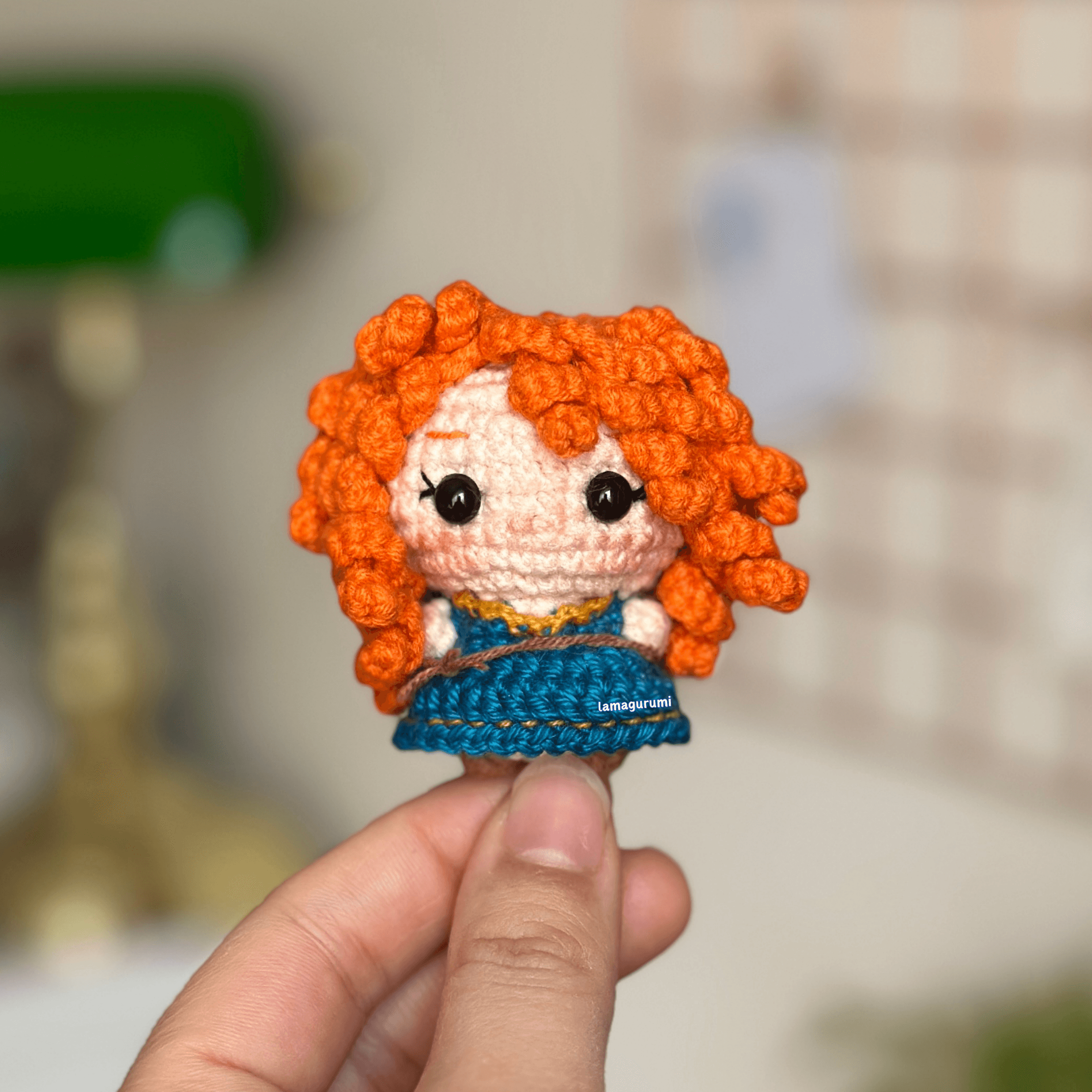 Crochet Pattern for Redbraid Spirit Princess Amigurumi (PDF) (English)