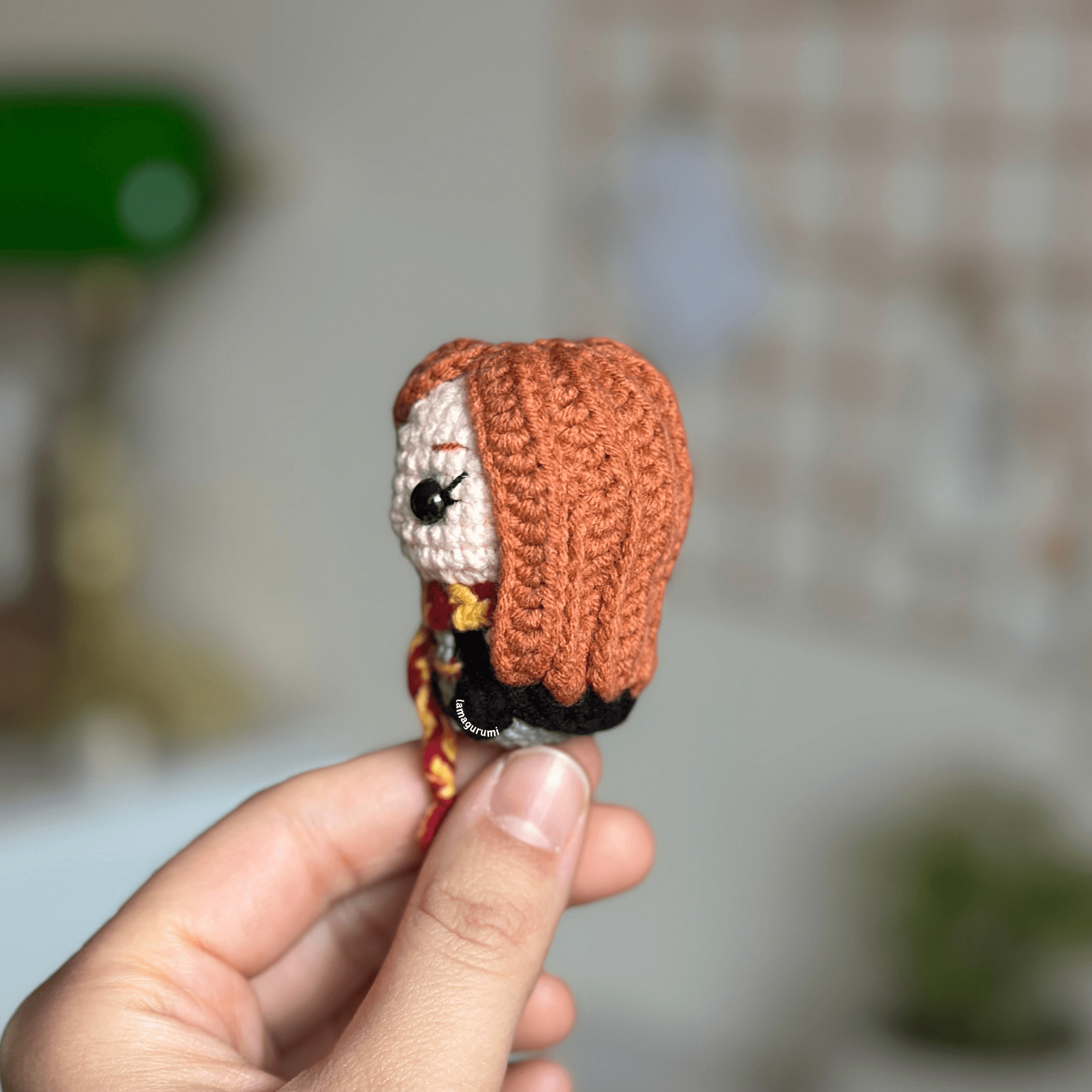 Crochet Pattern for Red Witch Amigurumi (PDF) (English)