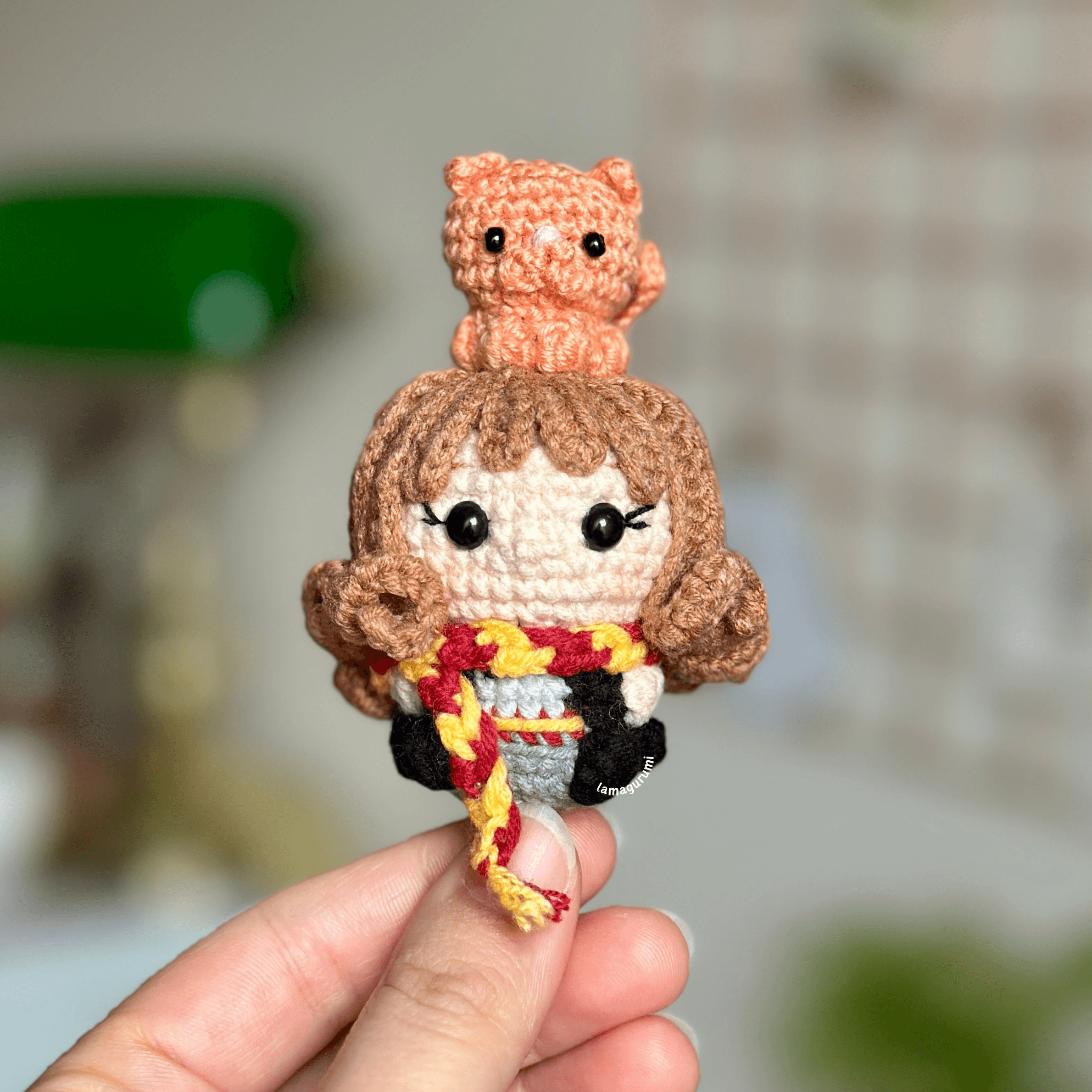 Crochet Pattern for Witch & Cat Amigurumi (PDF) (English)