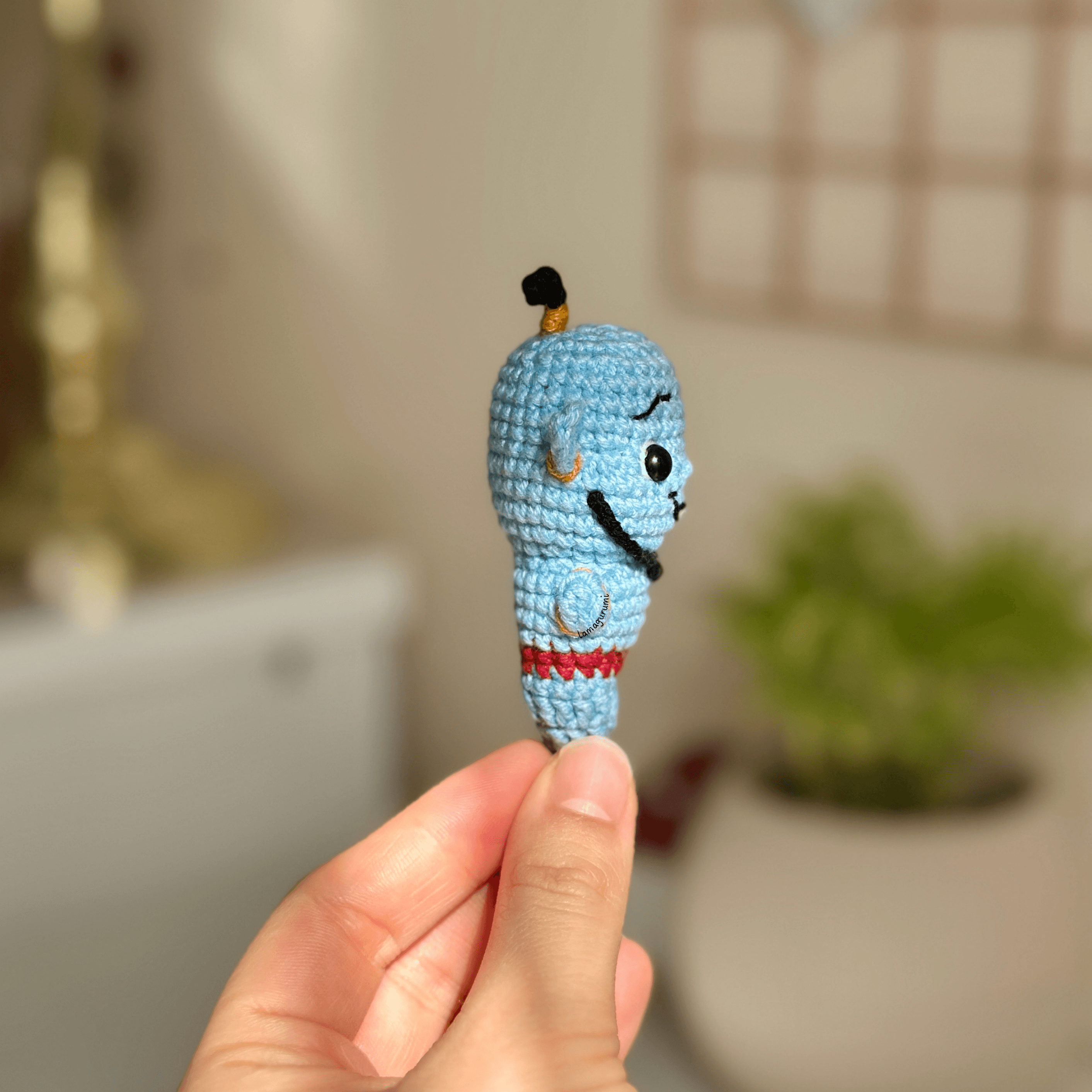 Crochet Pattern for magic Lamp boy, Cheeky monkey and Lamp spirit Amigurumi (PDF) (English)