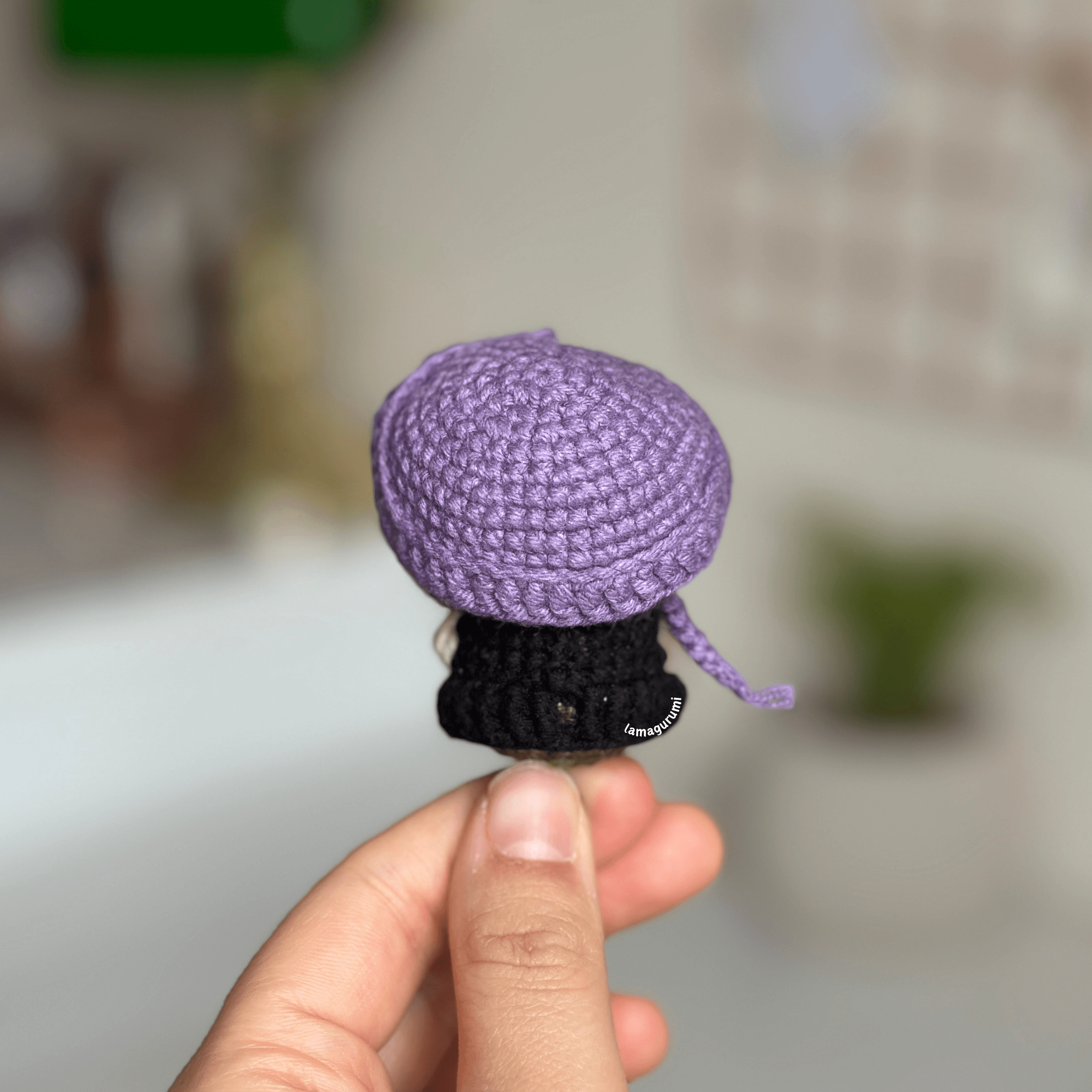 Crochet Pattern for Two-Faced Wizard Amigurumi (PDF) (English)