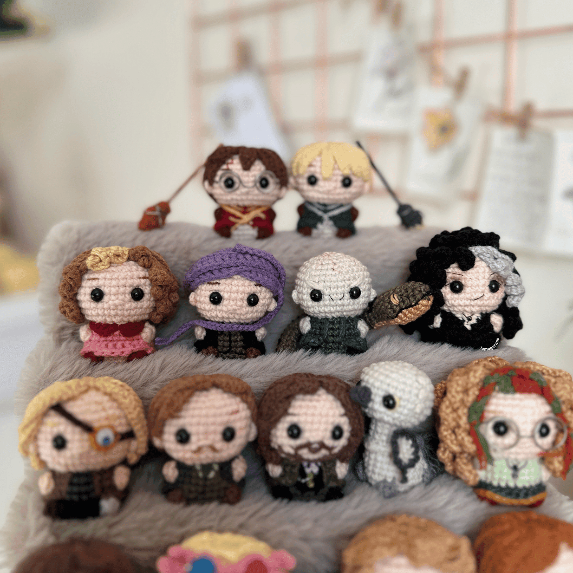 Bundle 30in1 PDF Low-sew Crochet Pattern Wizard Boy Amigurumi Set