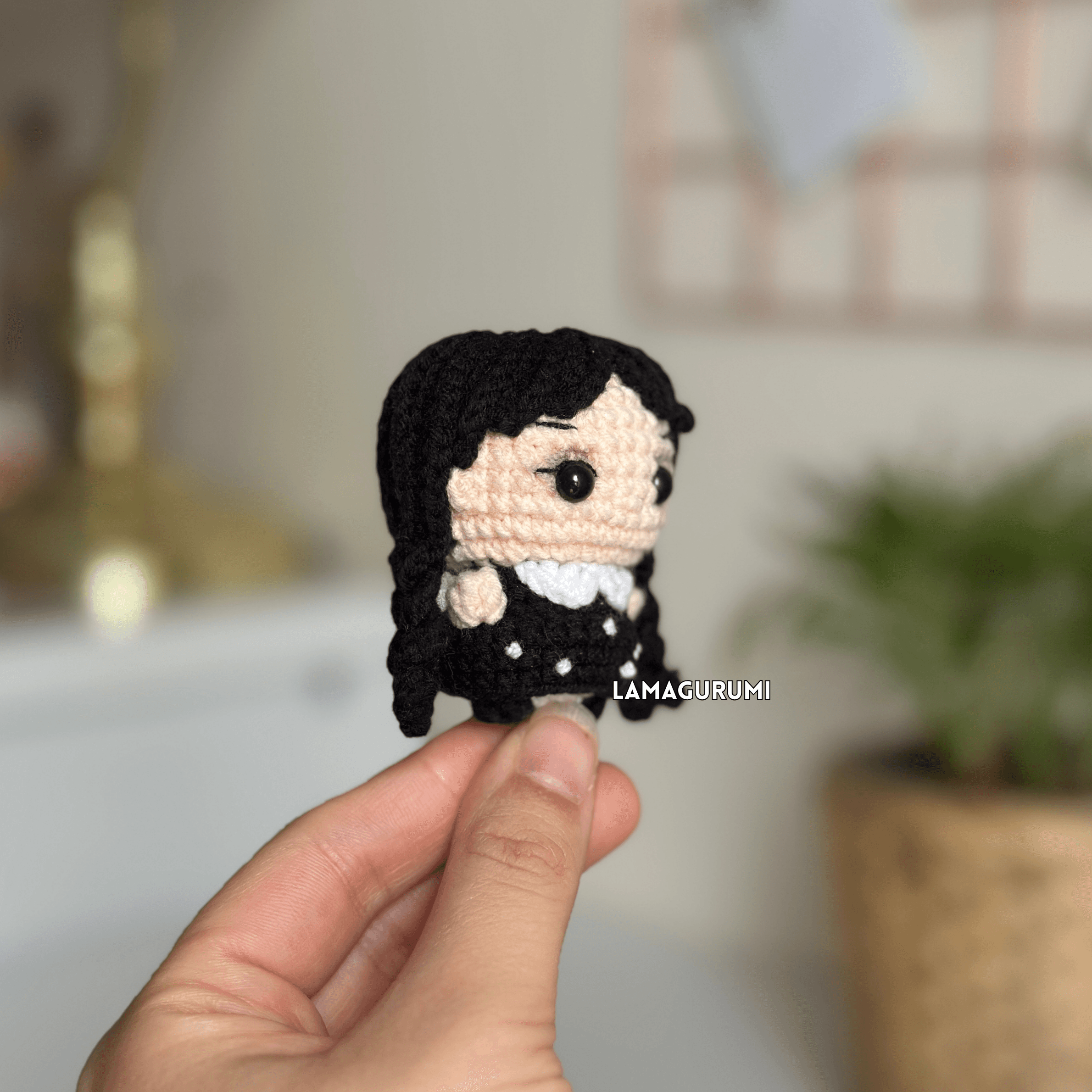Crochet Pattern for Dark & Light Roommates Amigurumi (English, Spanish) (PDF)