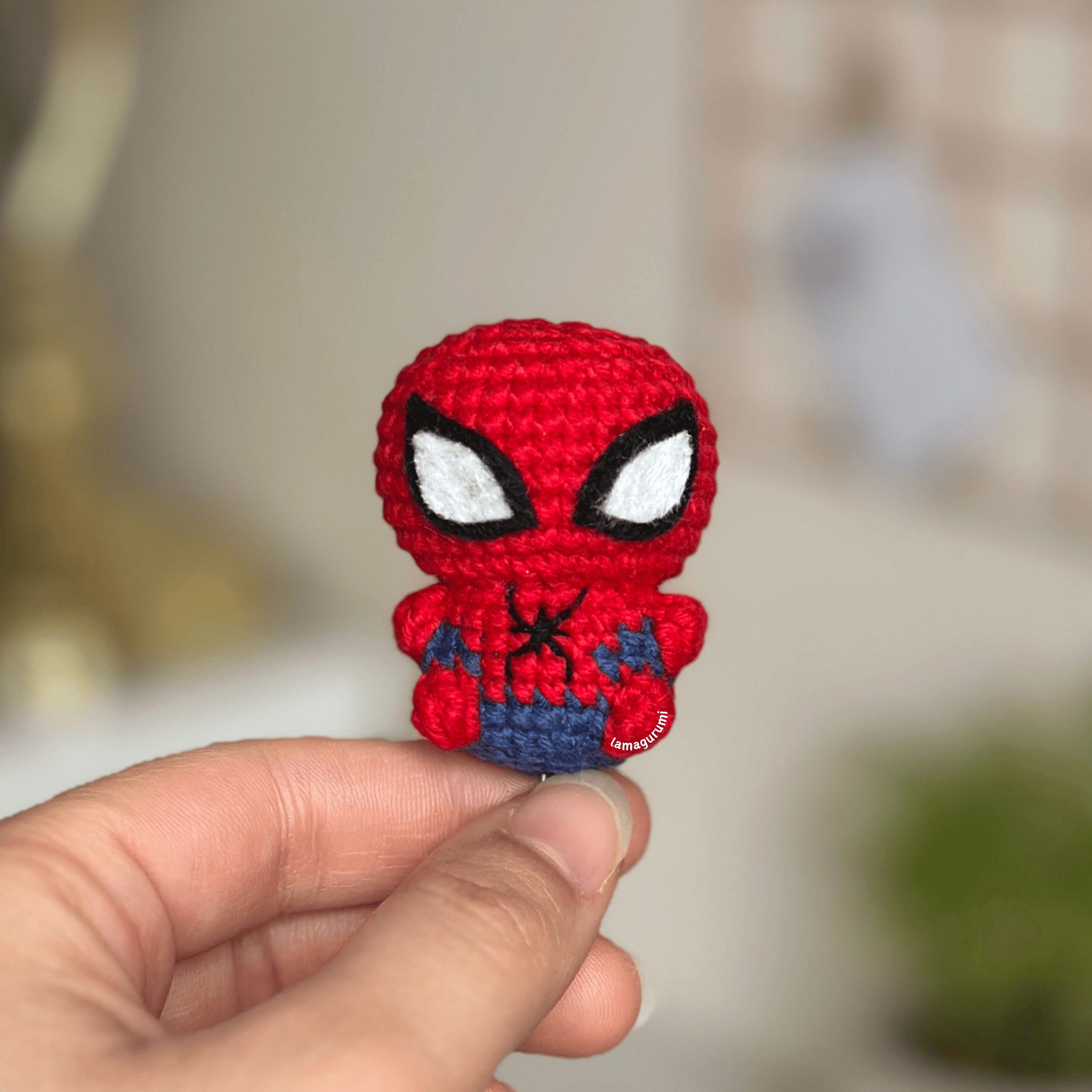 Crochet Pattern for Superhero Spider Amigurumi (English) (PDF)