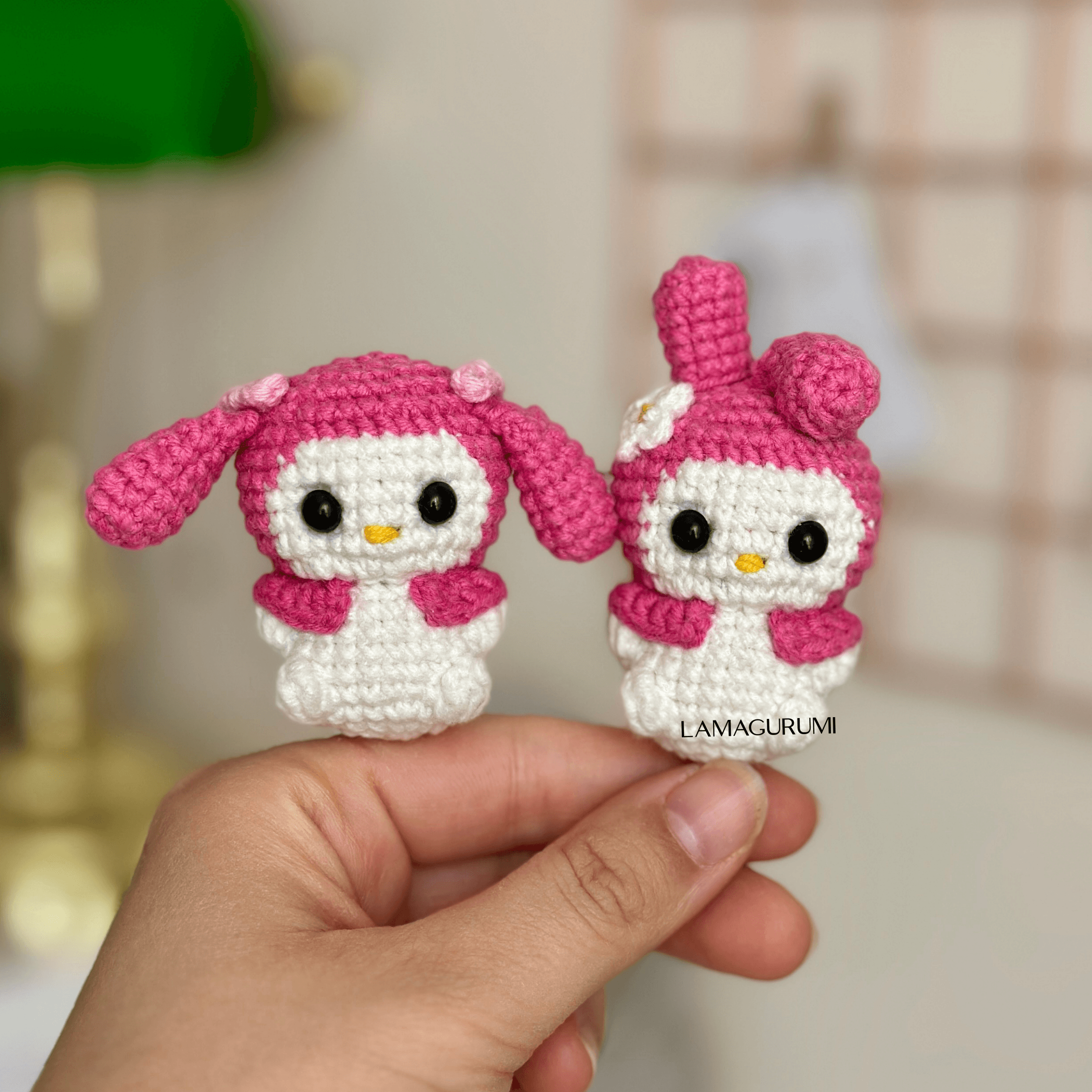 2in1 Crochet Pattern for Petal Bunny Amigurumi (English) (PDF)