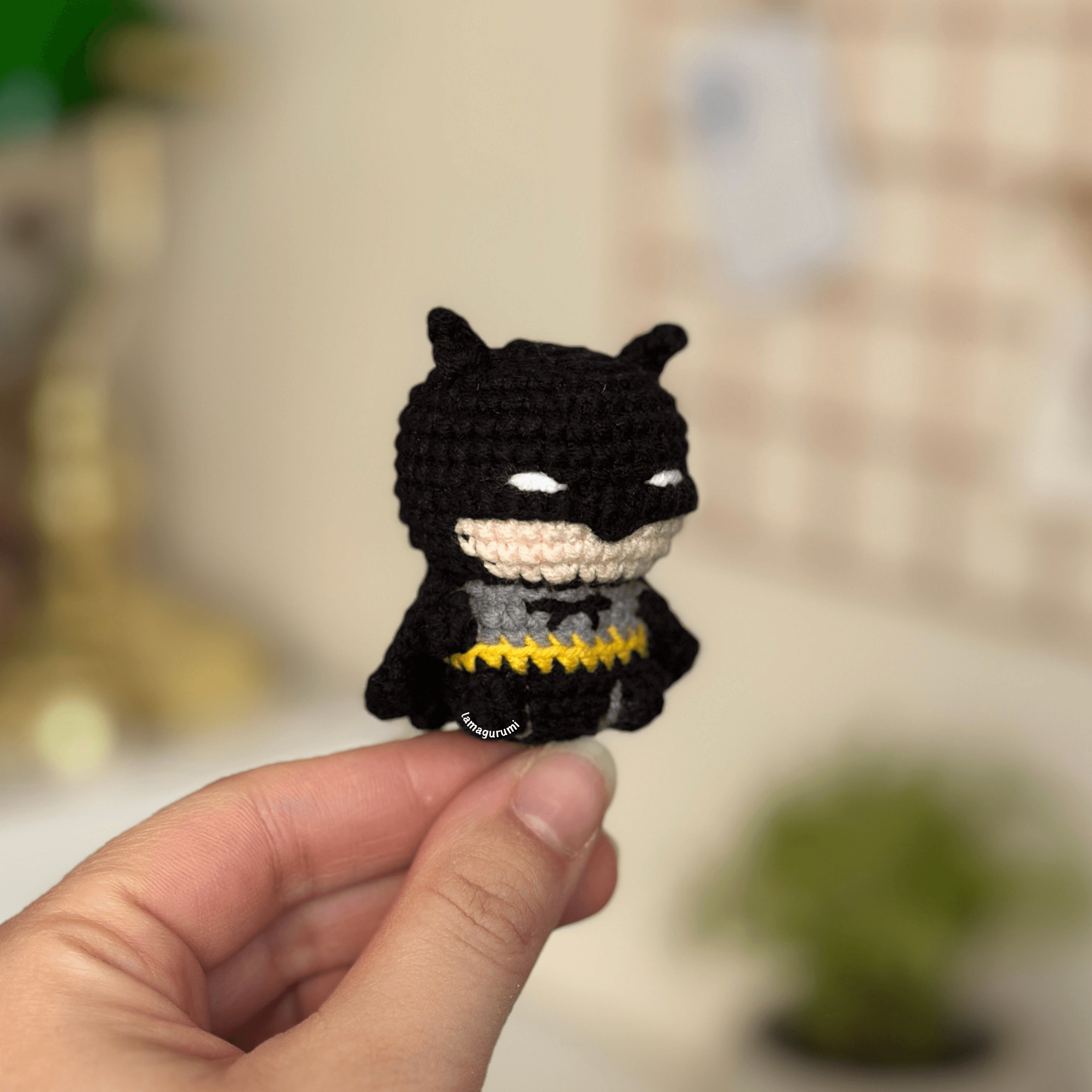 Crochet Pattern For Bat Superhero Amigurumi (PDF) (English)