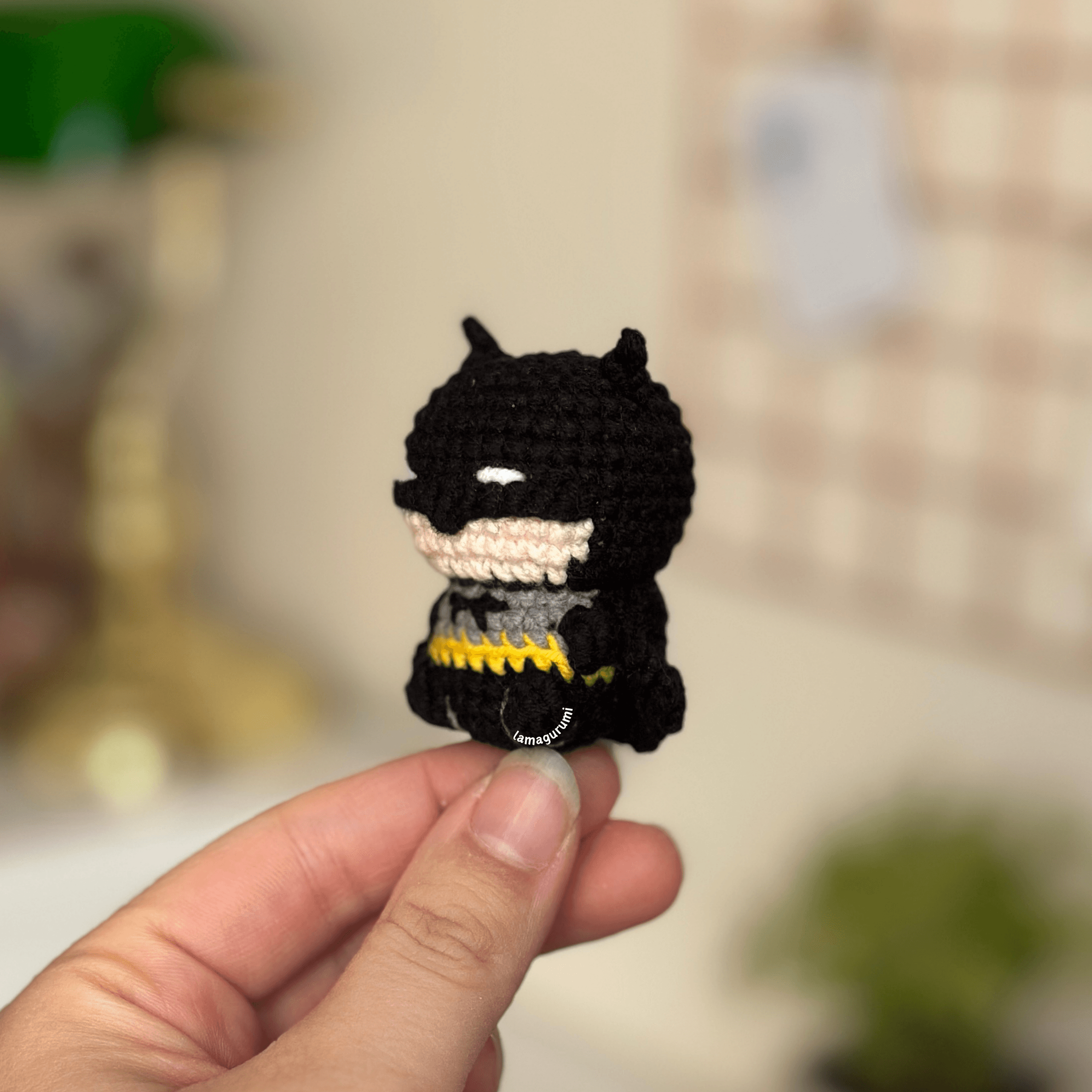Crochet Pattern For Bat Superhero Amigurumi (PDF) (English)