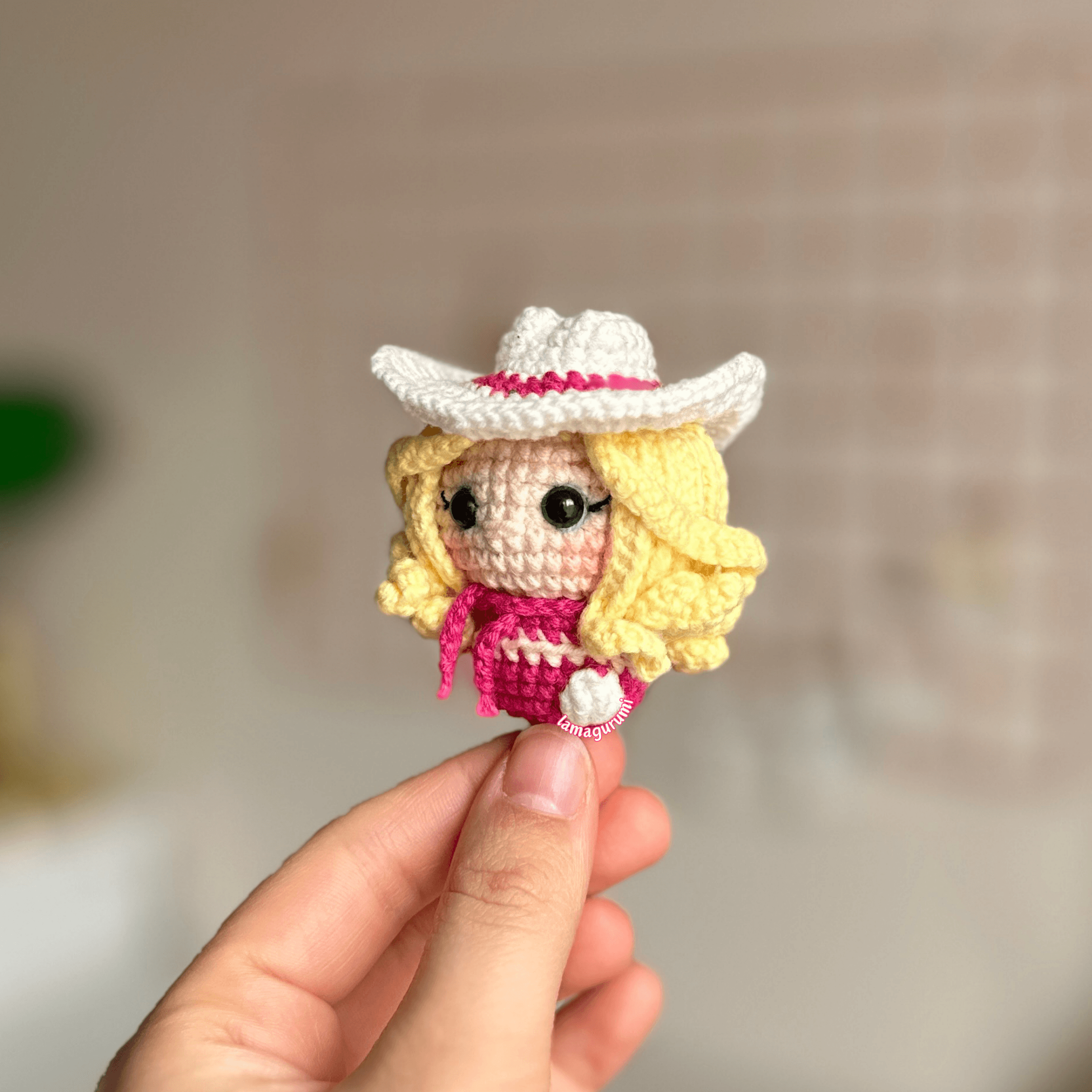 Crochet Pattern for Baby Cowgirl Fashion Doll Amigurumi (PDF) (English)