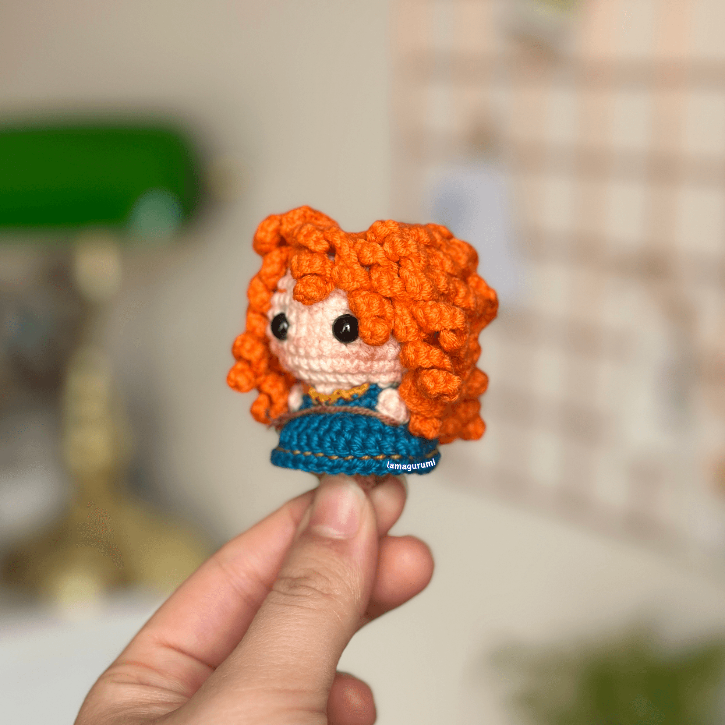 Crochet Pattern for Redbraid Spirit Princess Amigurumi (PDF) (English)
