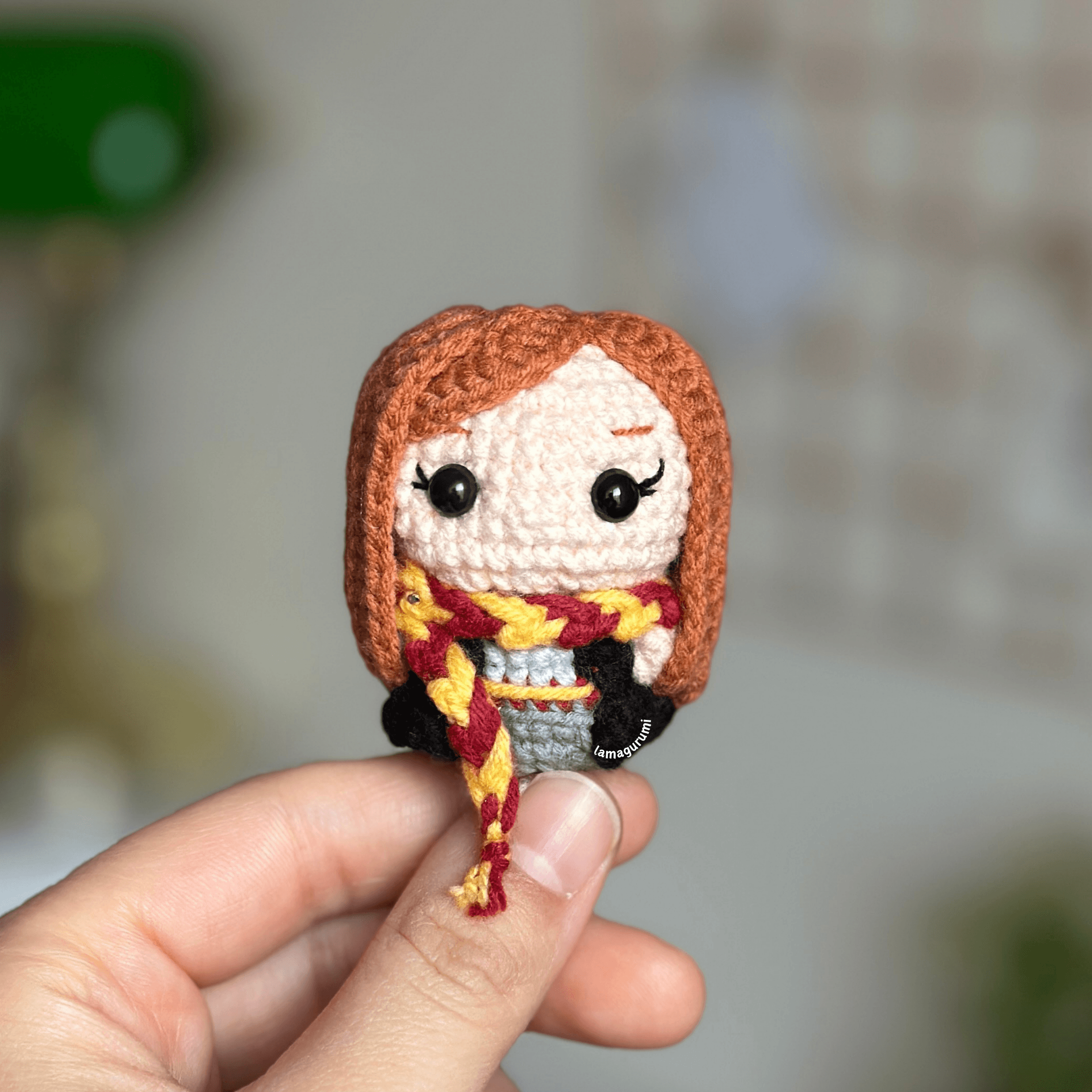 Crochet Pattern for Red Witch Amigurumi (PDF) (English)