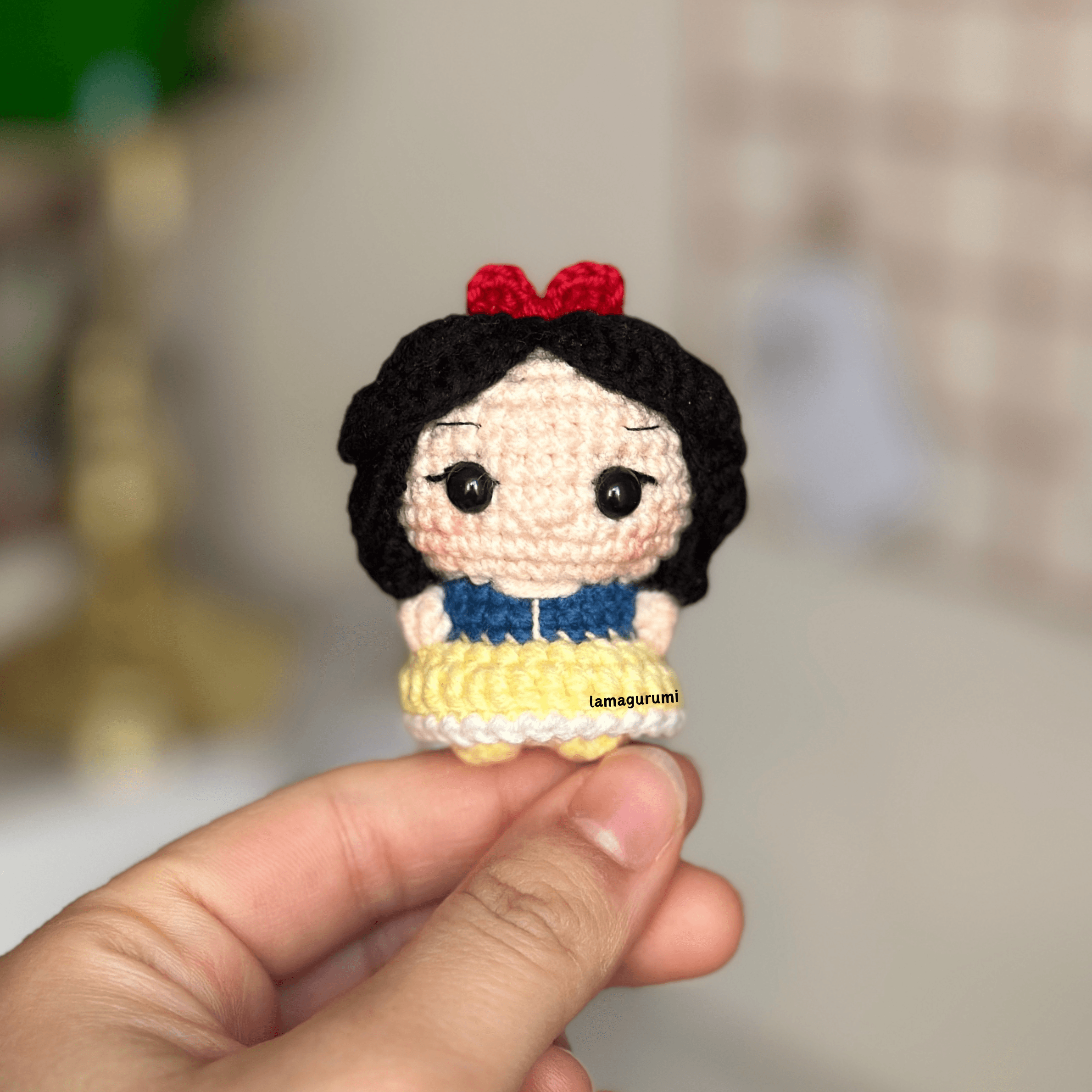 Crochet Pattern for Snowy Princess Amigurumi (PDF) (English)