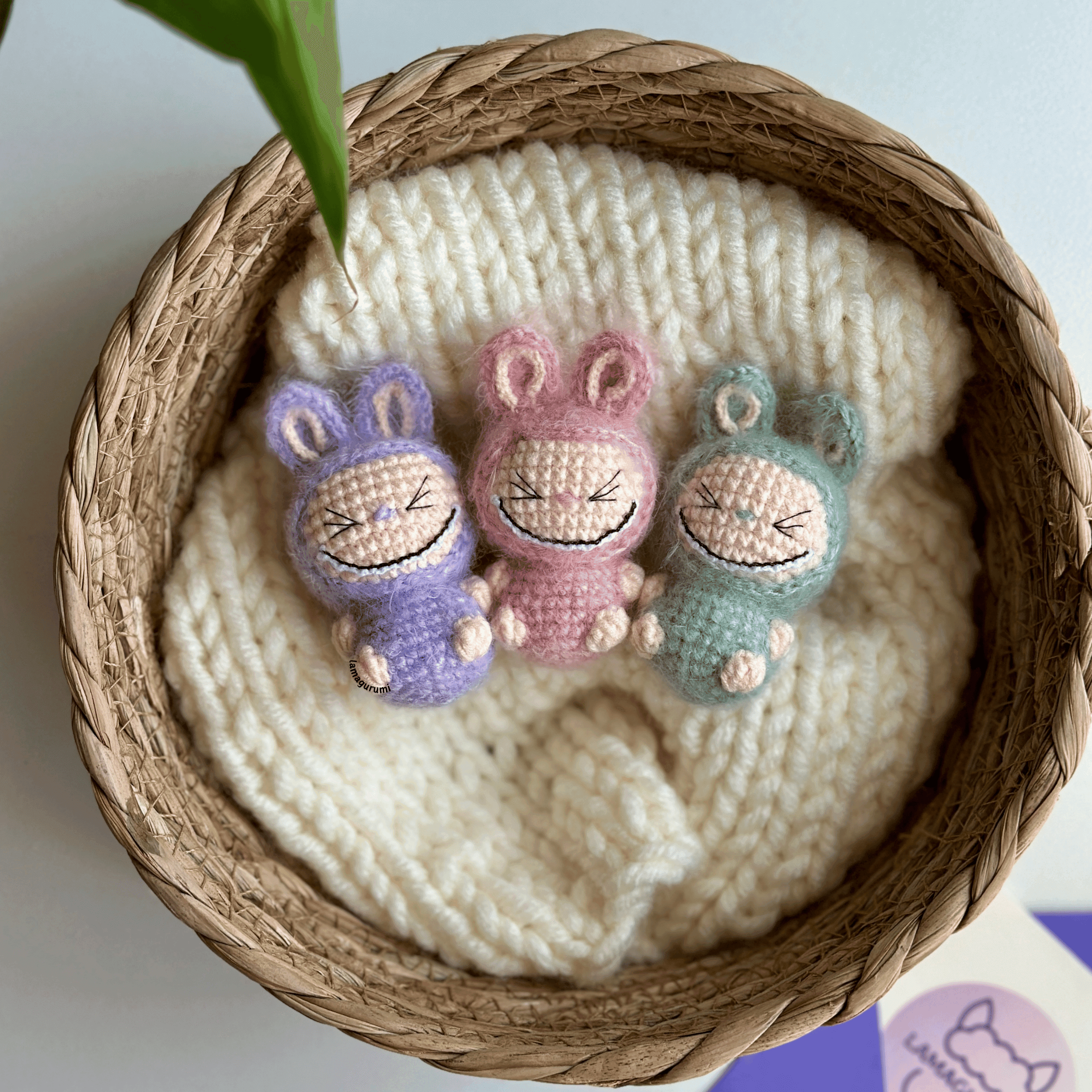 Crochet Pattern for Cute Fang-toothed Buddy Amigurumi (PDF) (English)