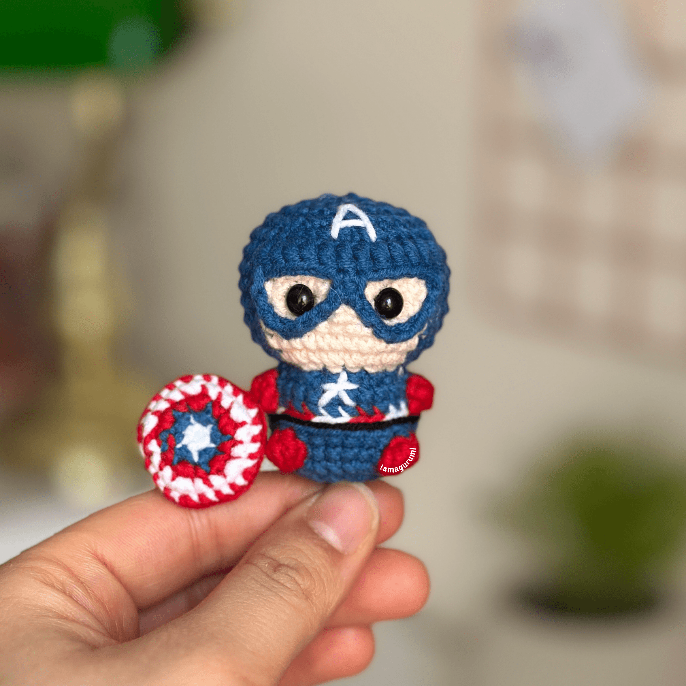Crochet Pattern for The Shielded Hero Amigurumi (English) (PDF)