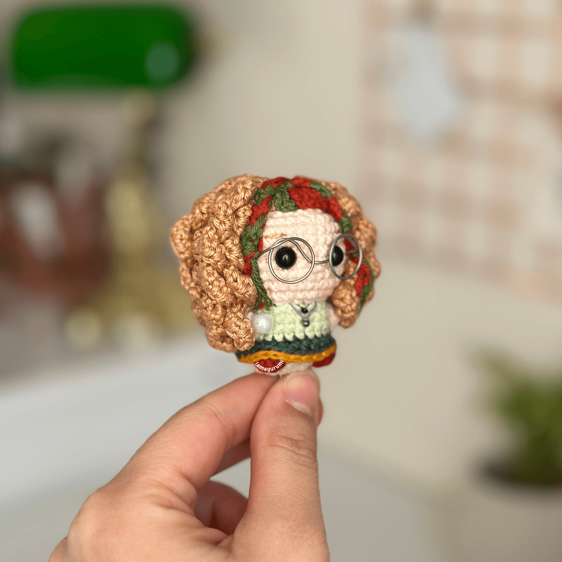 Crochet Pattern for Witch with a Crystal Ball Amigurumi (PDF) (English)