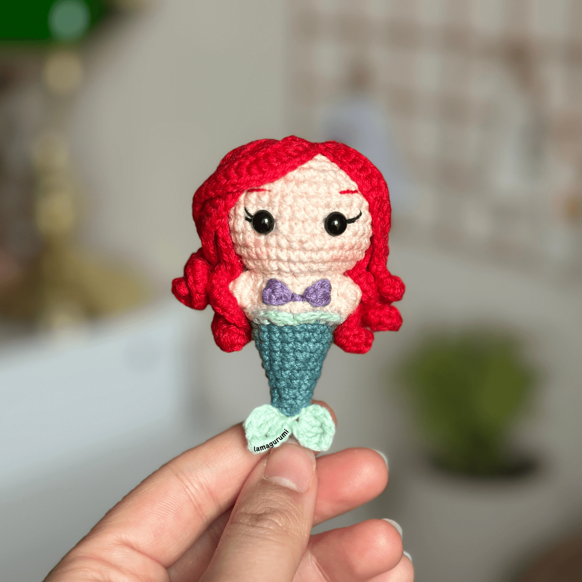 Crochet Pattern for Mermaid Amigurumi (PDF) (English)