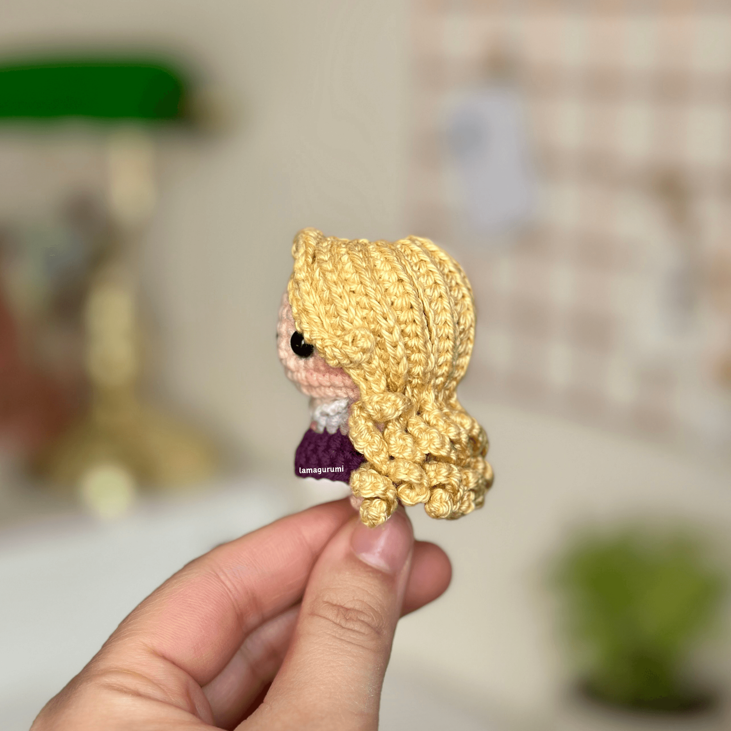 Crochet Pattern for Princess Long Hair Amigurumi (PDF) (English)