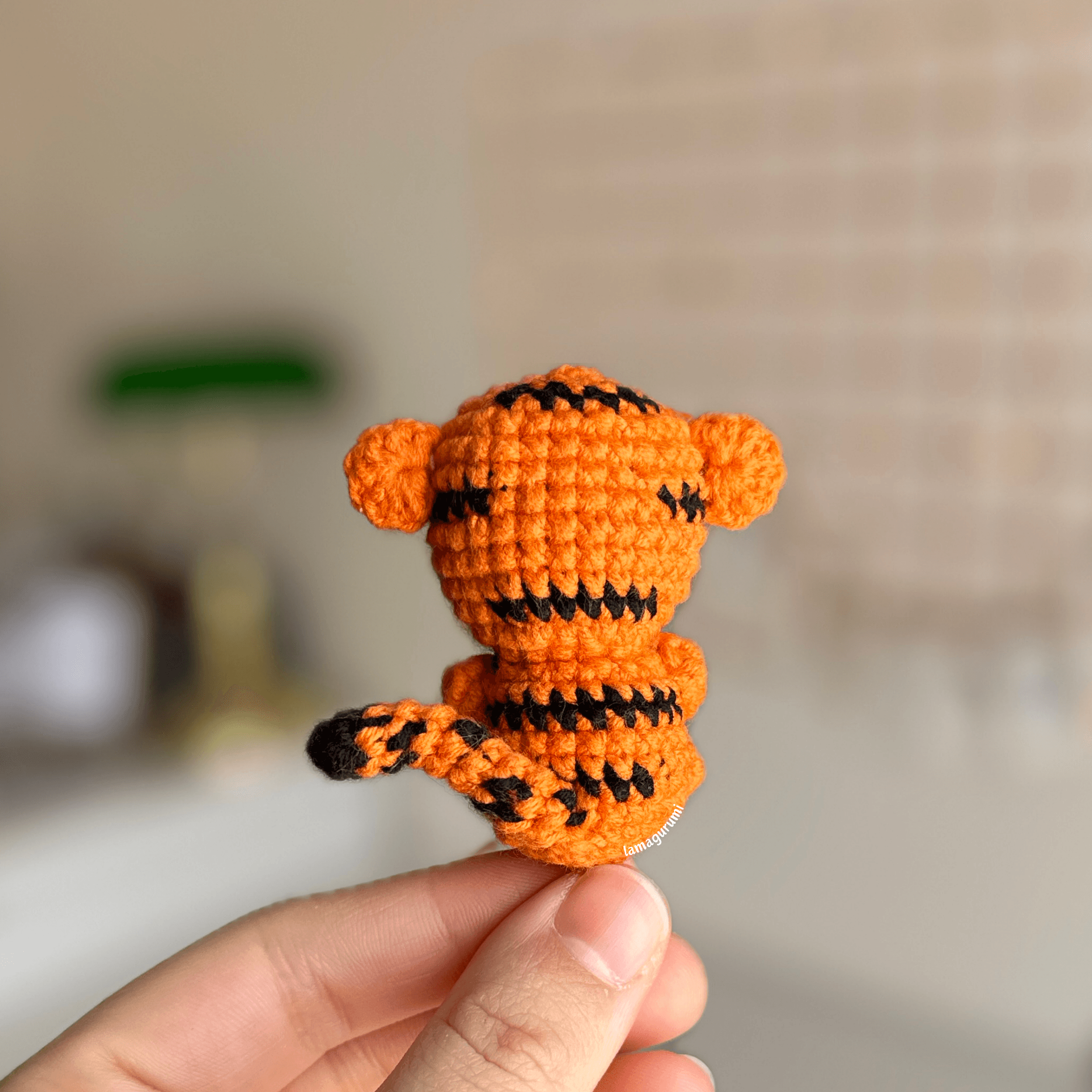 Crochet Pattern for Bouncy Tiger Buddy Amigurumi (PDF) (English)