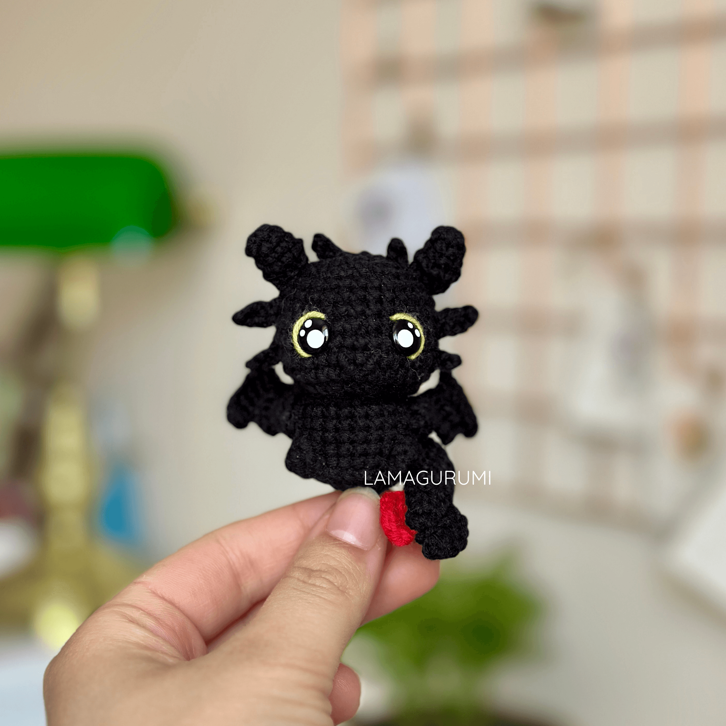 Crochet Pattern for Dark Dragon & White Dragon Amigurumi (PDF) (English)