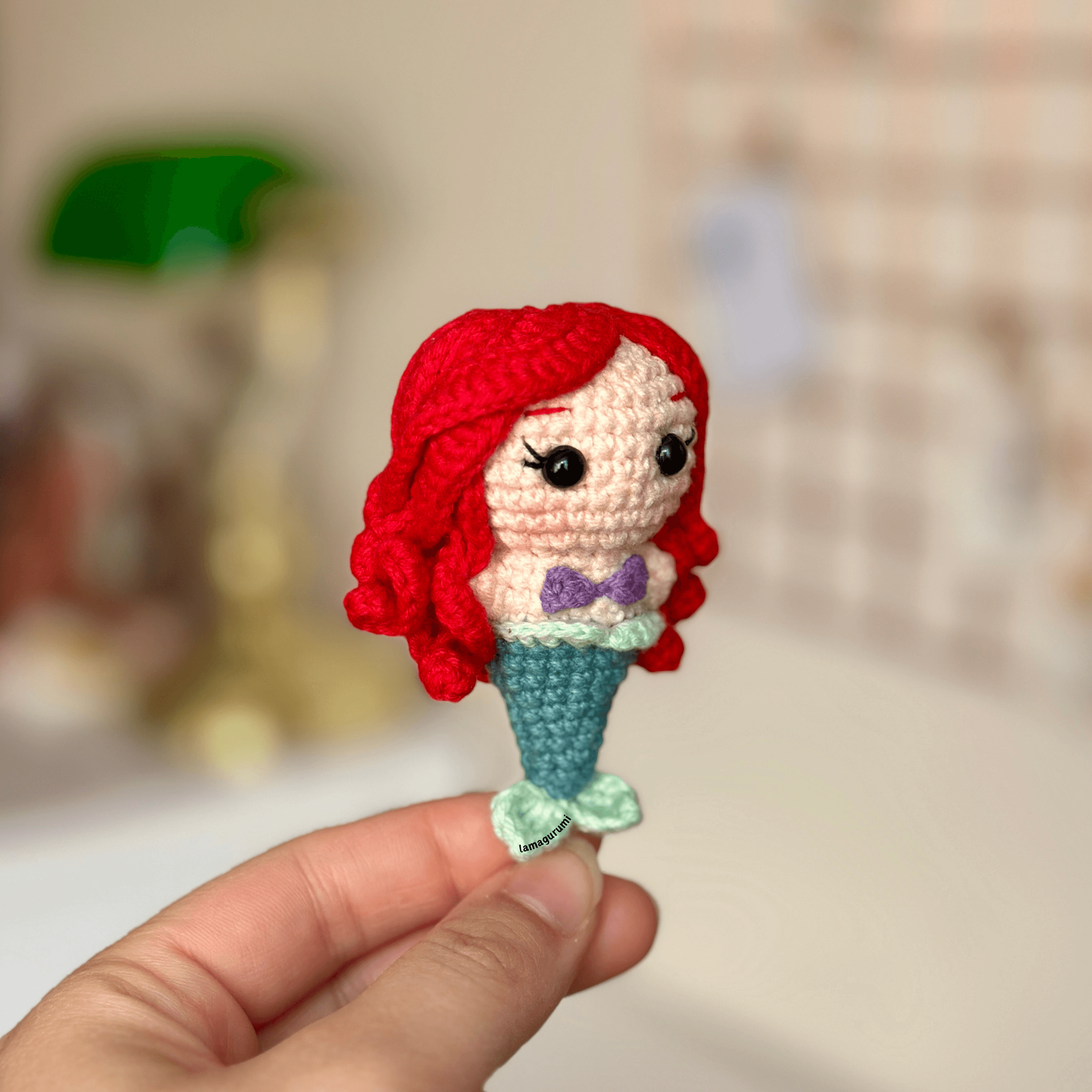 Crochet Pattern for Mermaid Amigurumi (PDF) (English)