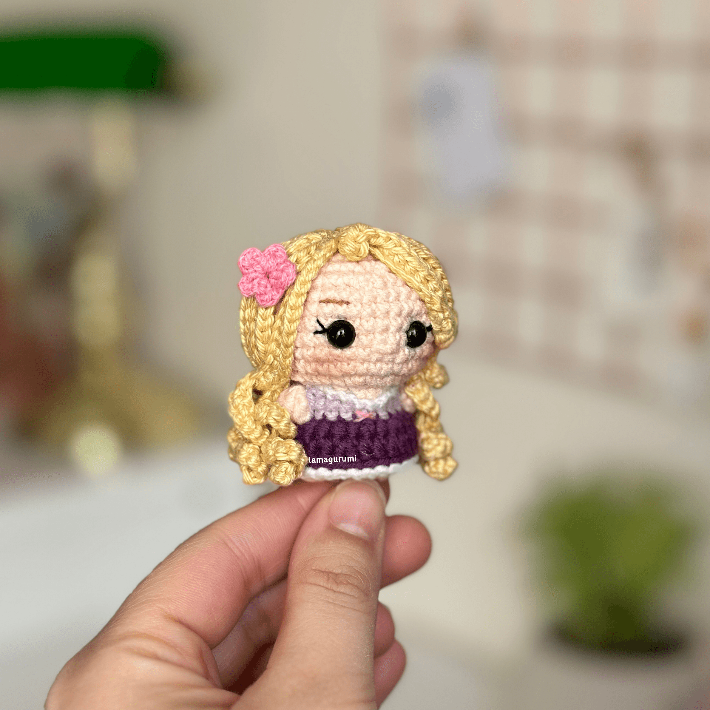 Crochet Pattern for Princess Long Hair Amigurumi (PDF) (English)