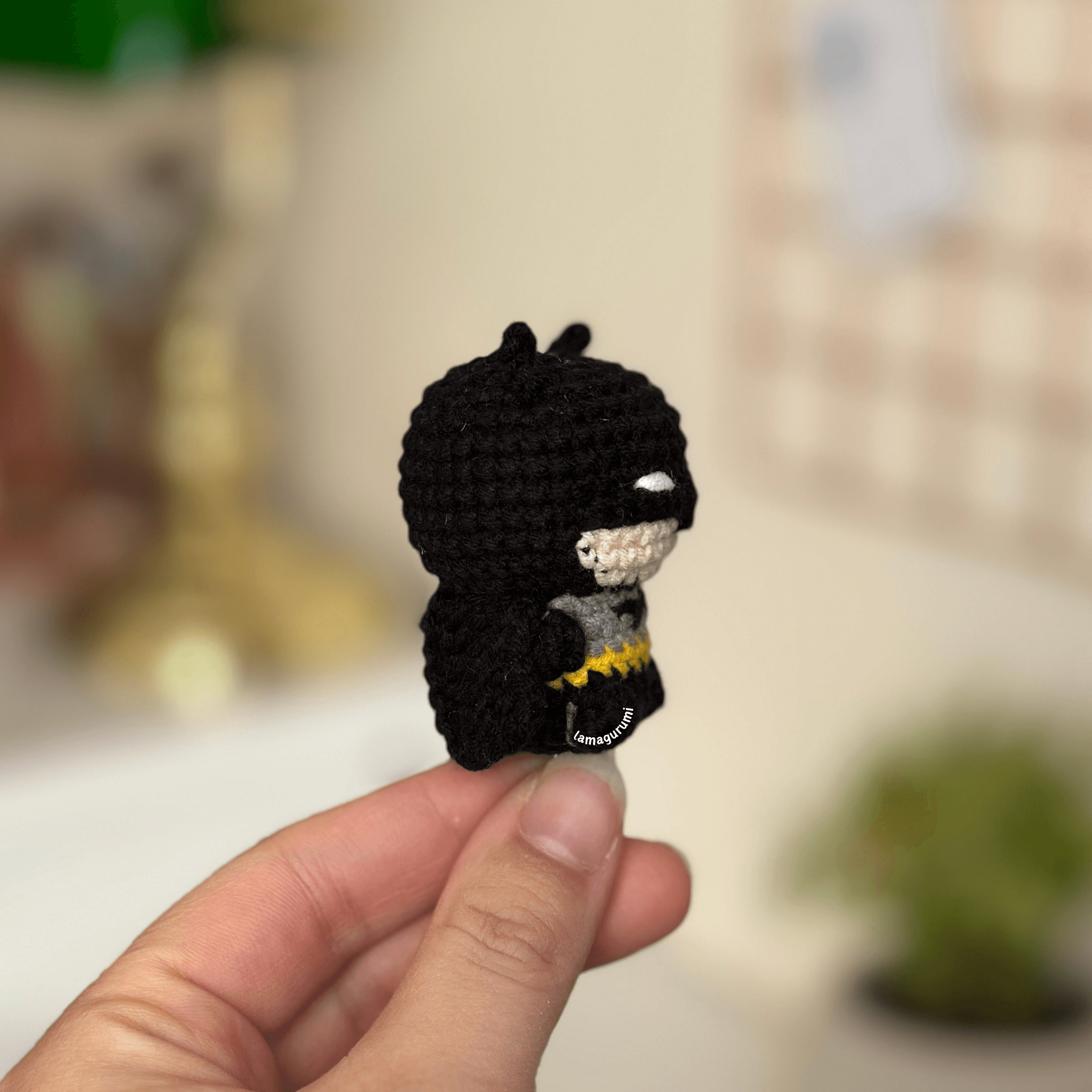 Crochet Pattern For Bat Superhero Amigurumi (PDF) (English)