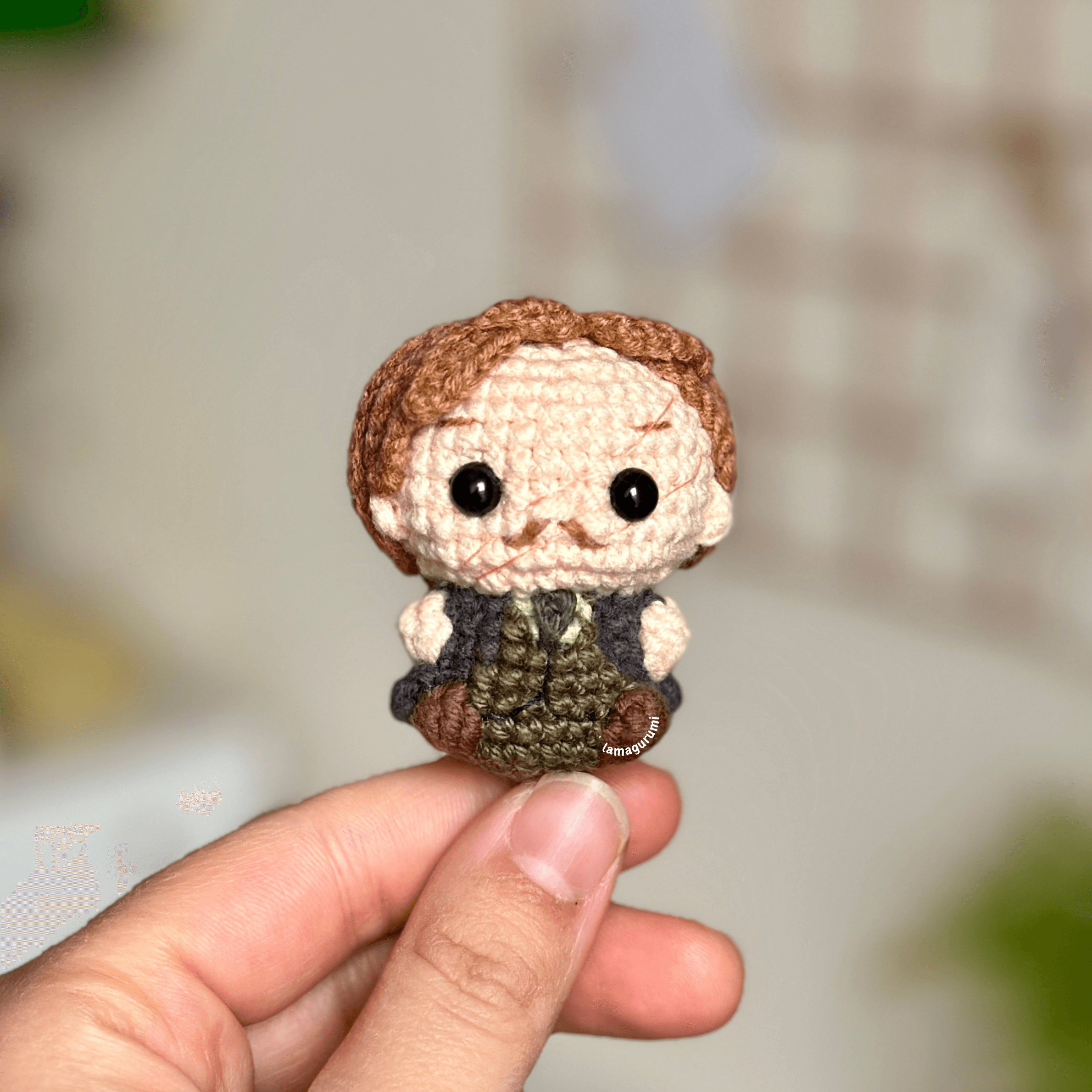 Crochet Pattern for Werewolf Wizard Amigurumi (PDF) (English)