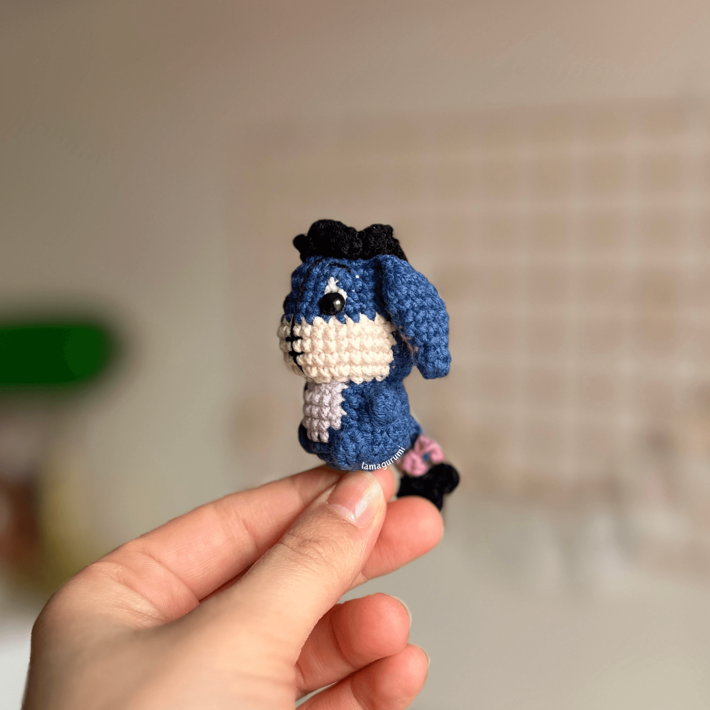 Crochet Pattern for Melancholic Donkey Amigurumi (PDF) (English)