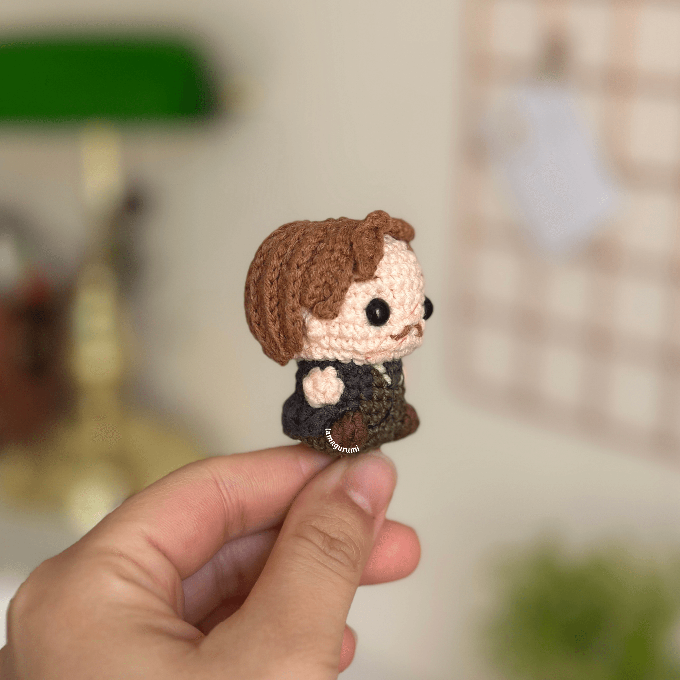 Crochet Pattern for Werewolf Wizard Amigurumi (PDF) (English)