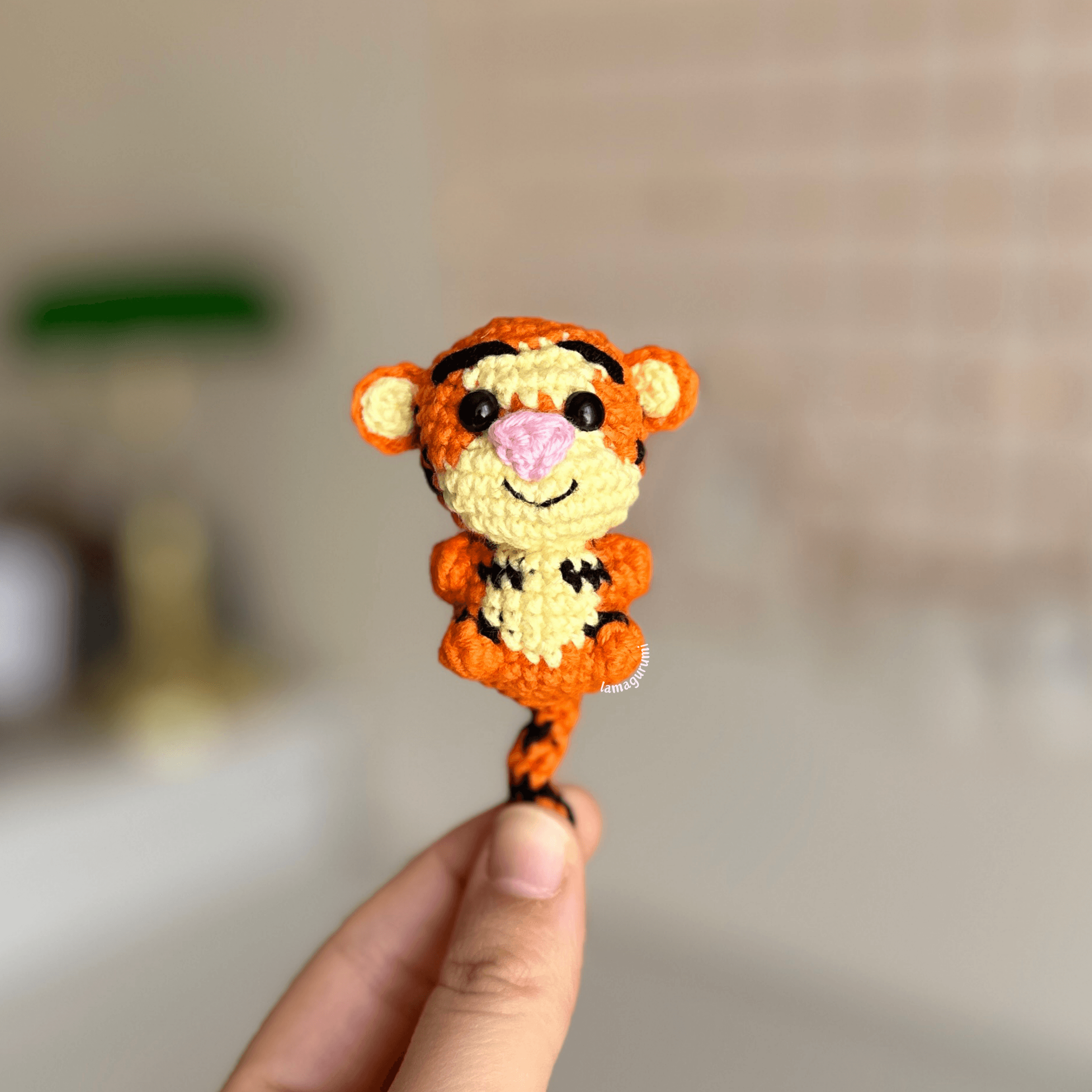 Crochet Pattern for Bouncy Tiger Buddy Amigurumi (PDF) (English)
