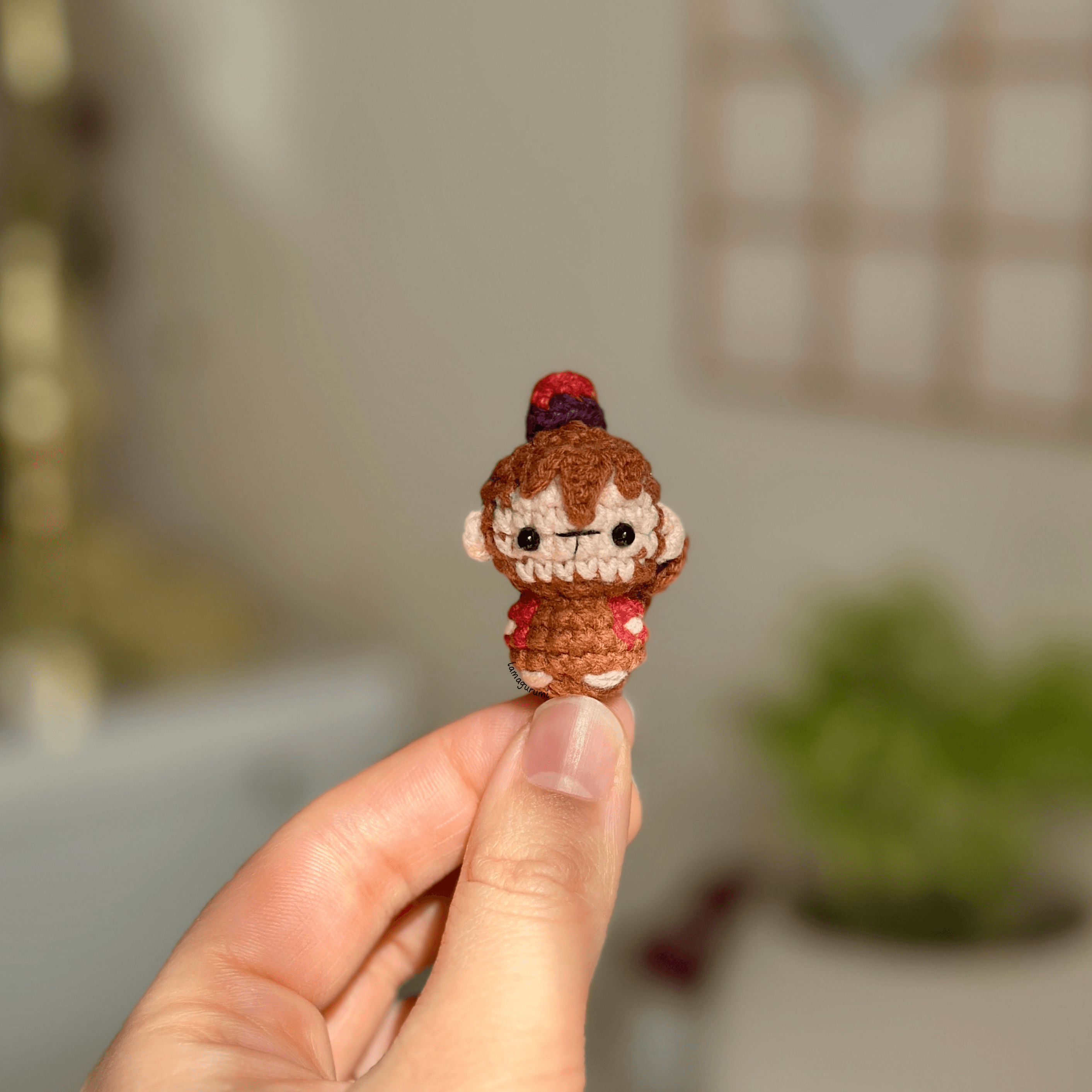 Crochet Pattern for magic Lamp boy, Cheeky monkey and Lamp spirit Amigurumi (PDF) (English)